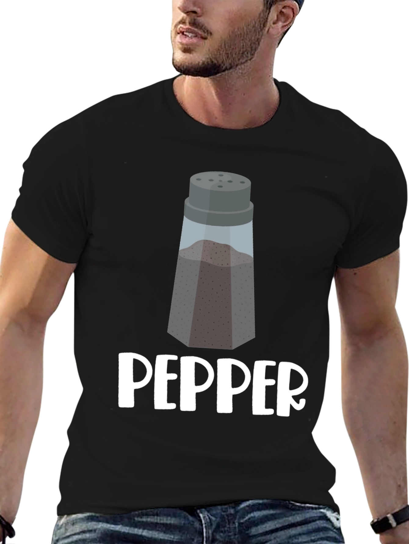 Funny Pepper Shaker Graphic T-Shirt