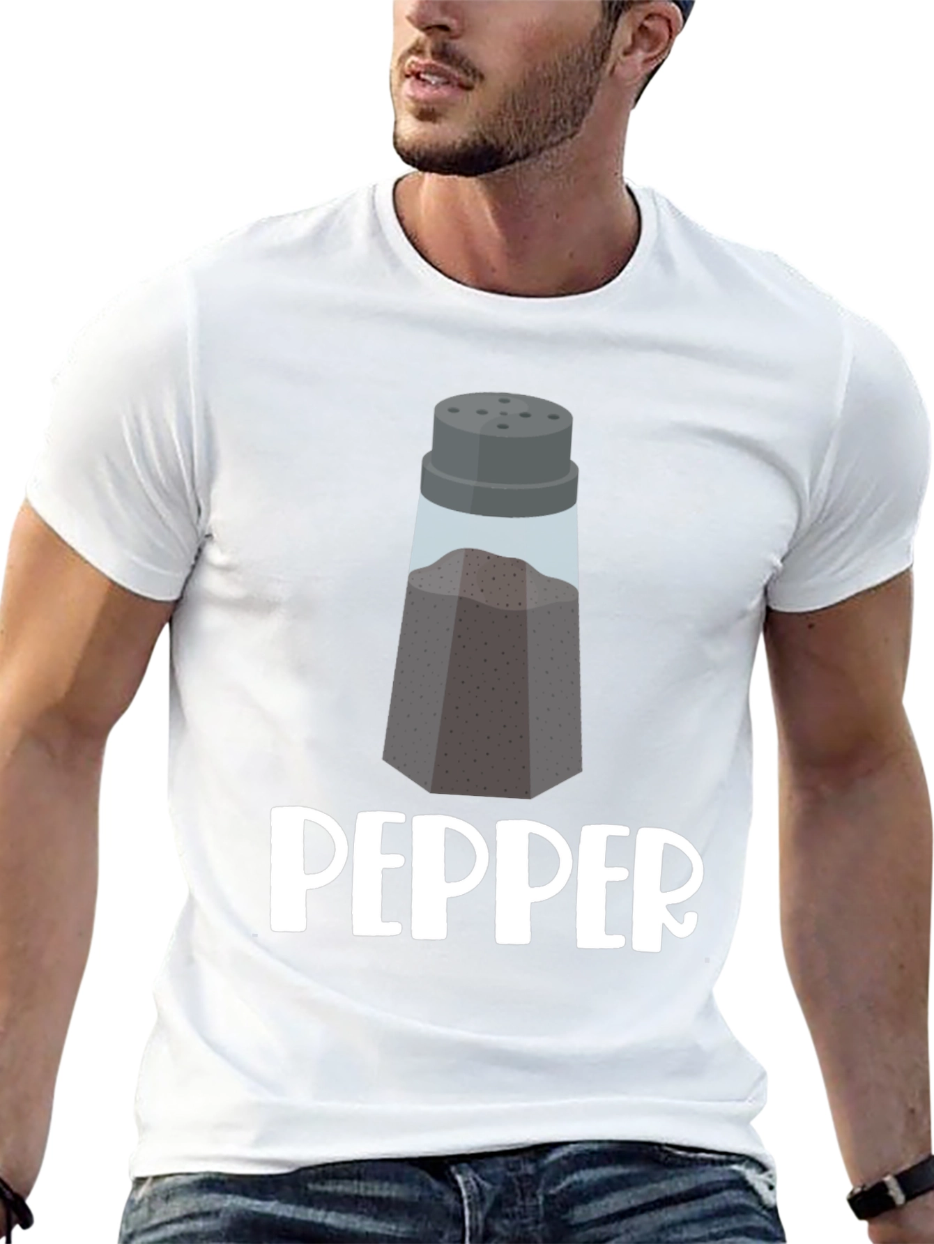 Funny Pepper Shaker Graphic T-Shirt