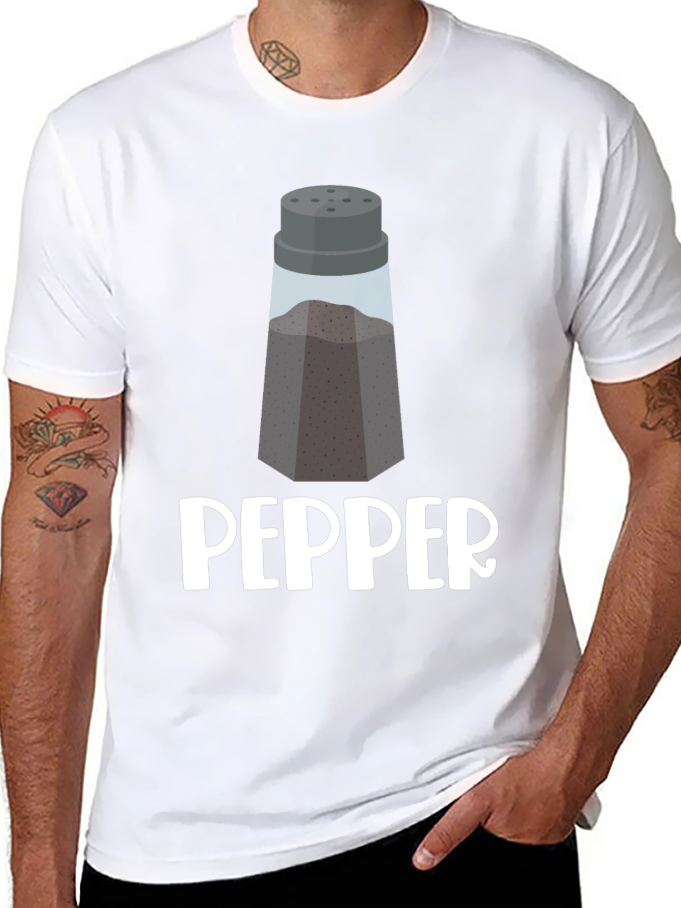 Funny Pepper Shaker Graphic T-Shirt
