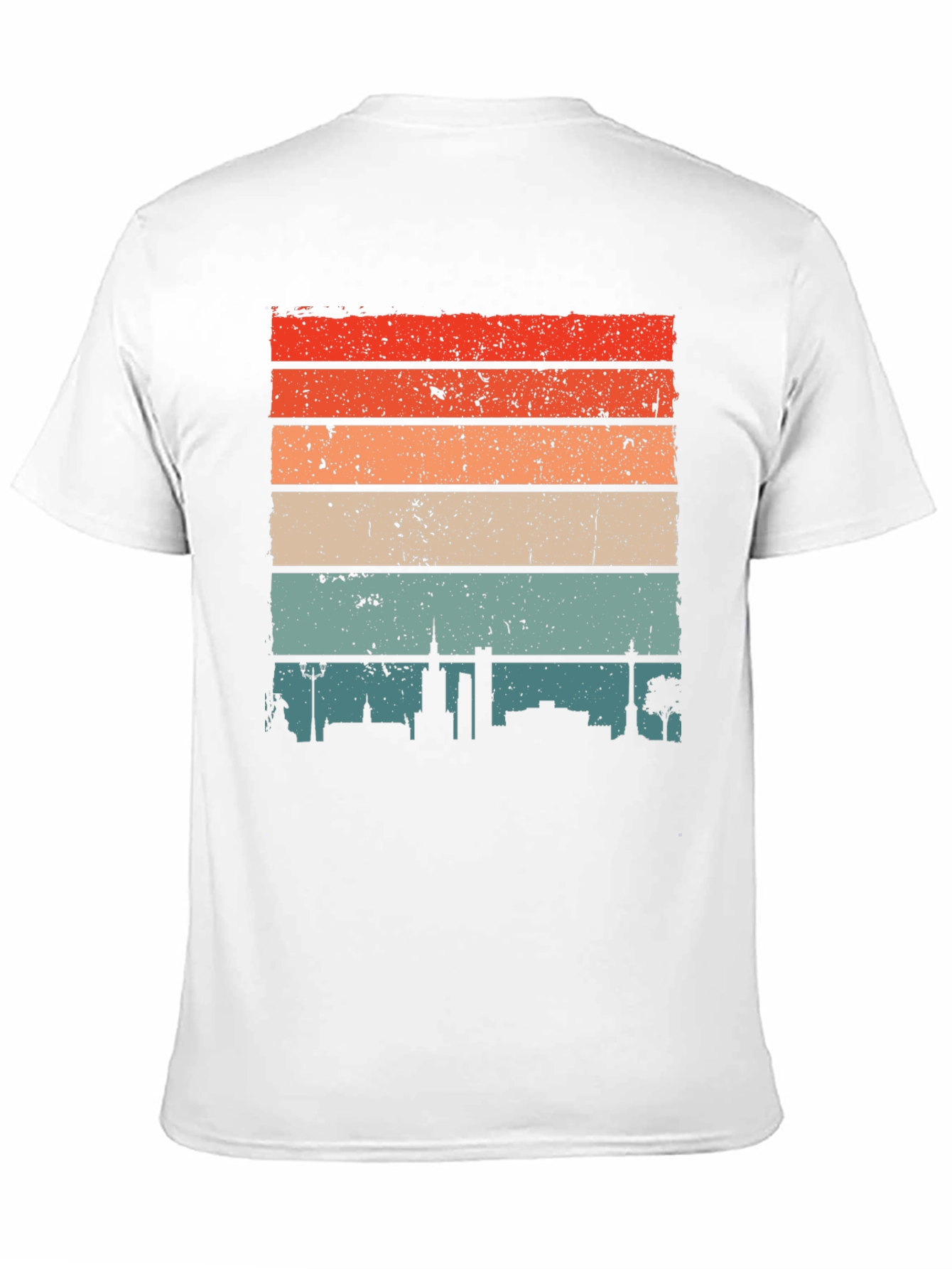 Retro Skyline Graphic T-Shirt
