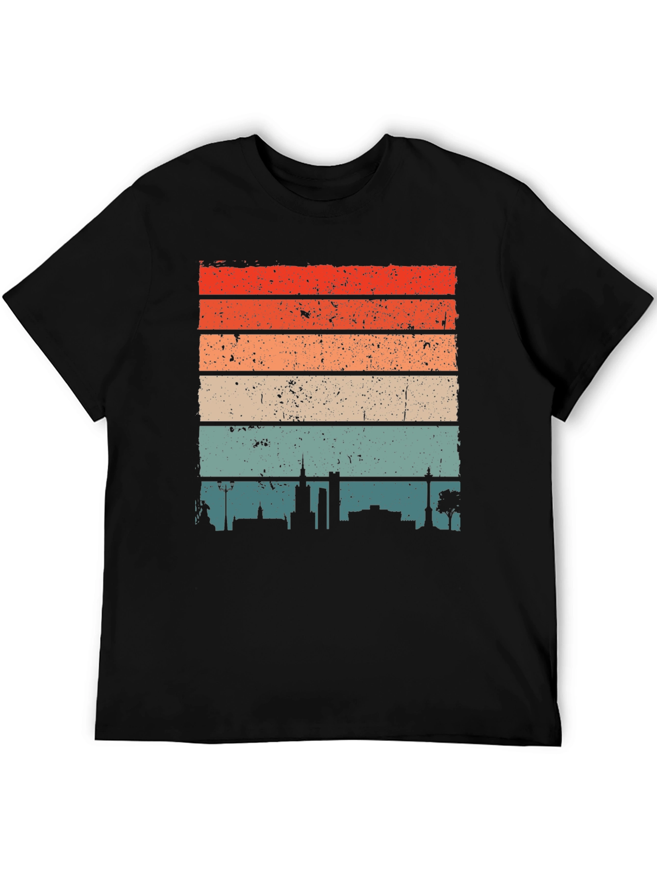 Retro Skyline Graphic T-Shirt