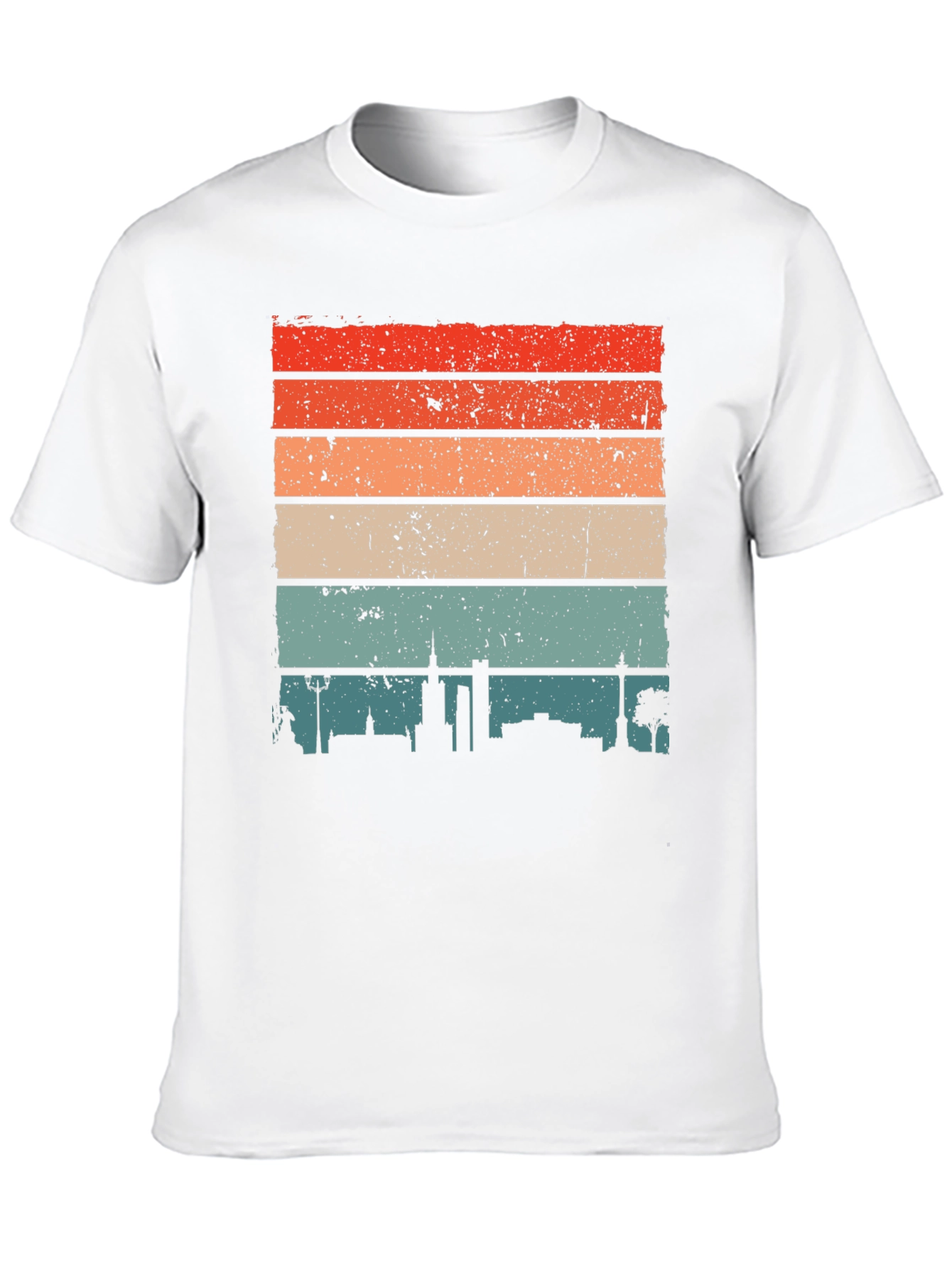 Retro Skyline Graphic T-Shirt