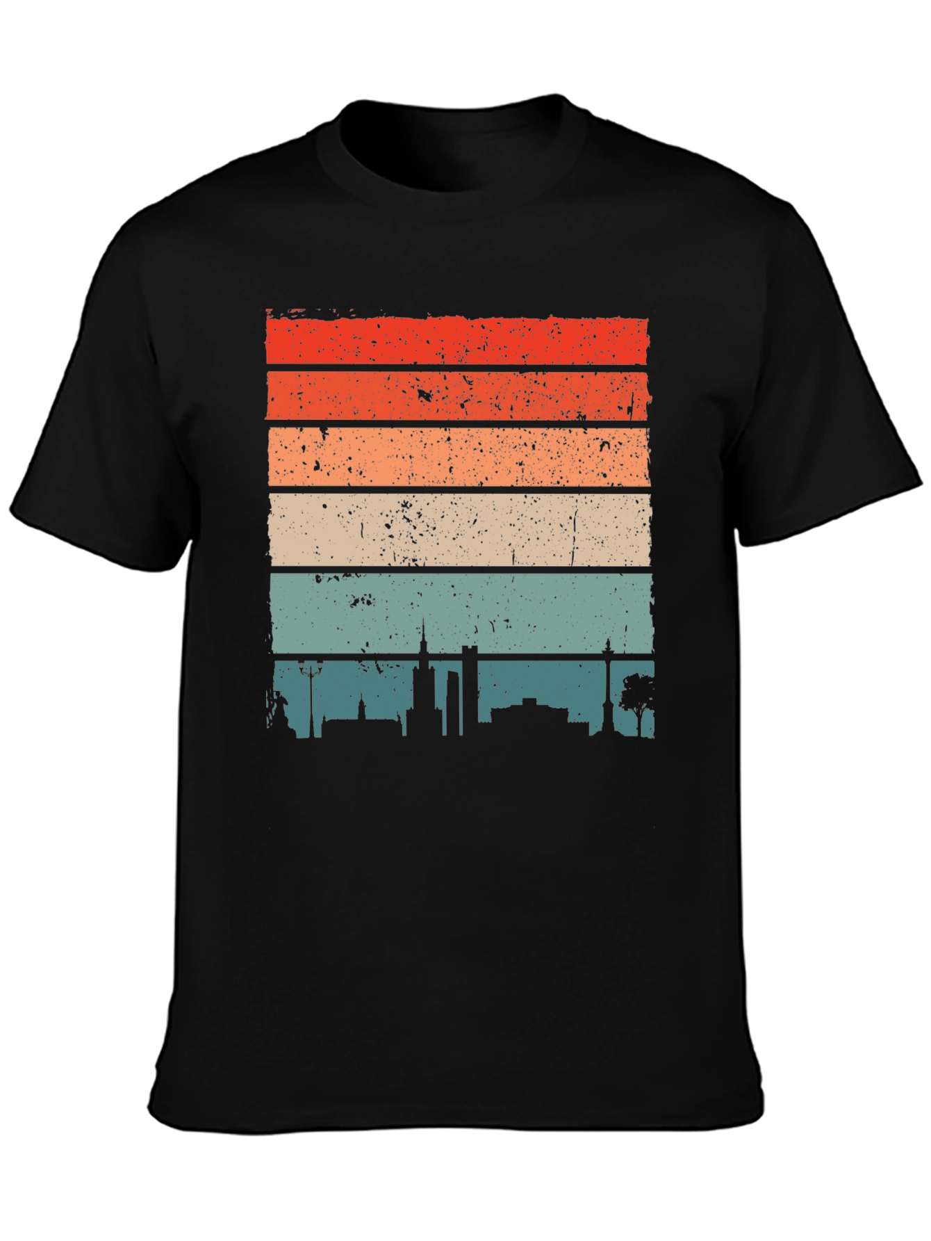 Retro Skyline Graphic T-Shirt