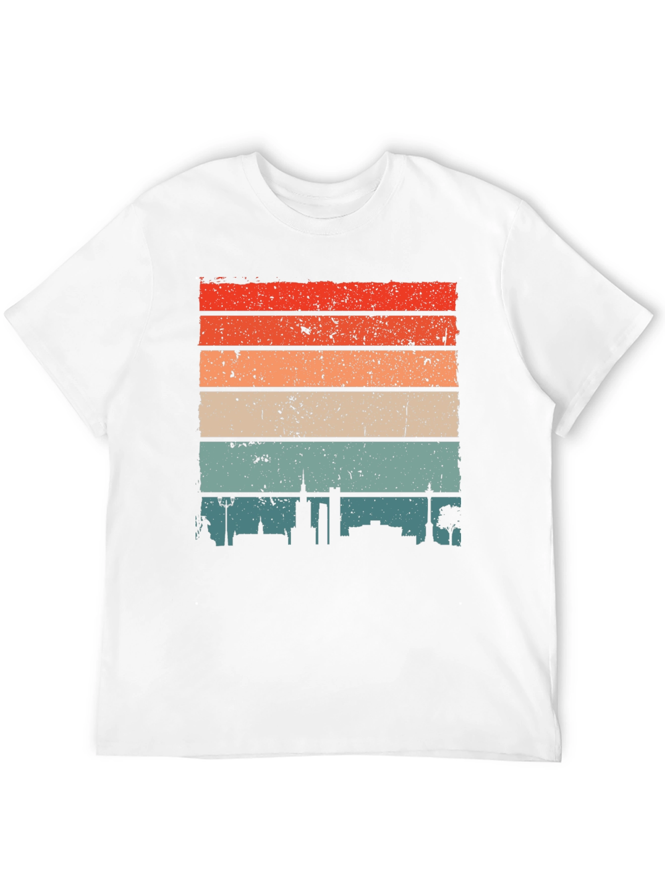 Retro Skyline Graphic T-Shirt