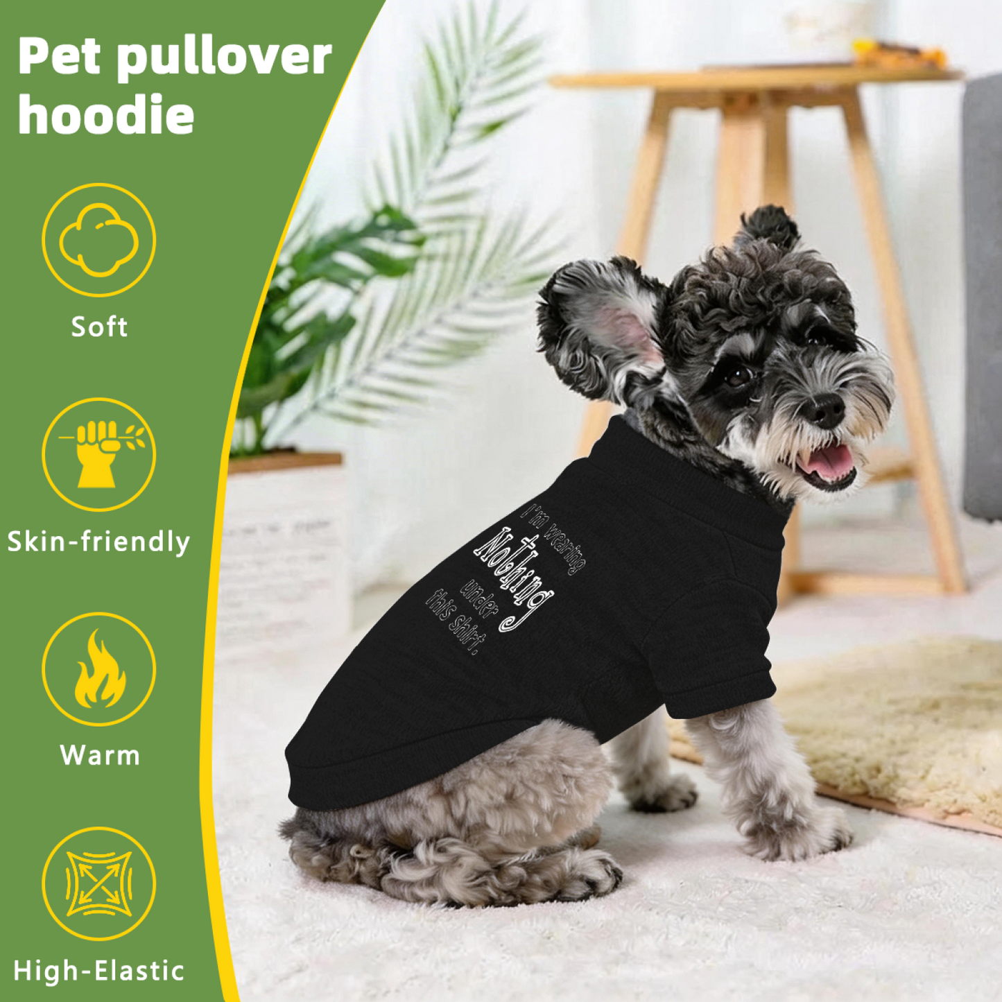 Funny I¡¯m Wearing Nothing Under This Shirt Pet Cardigan Sweater