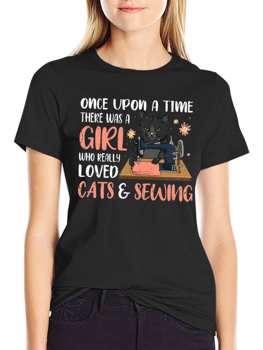 Cats & Sewing Graphic Tee
