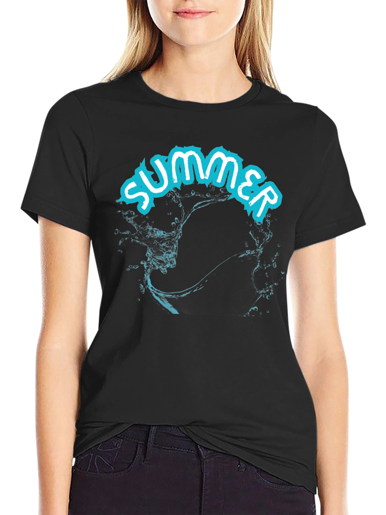 Summer Splash T-Shirt - Cool Water Graphic Tee