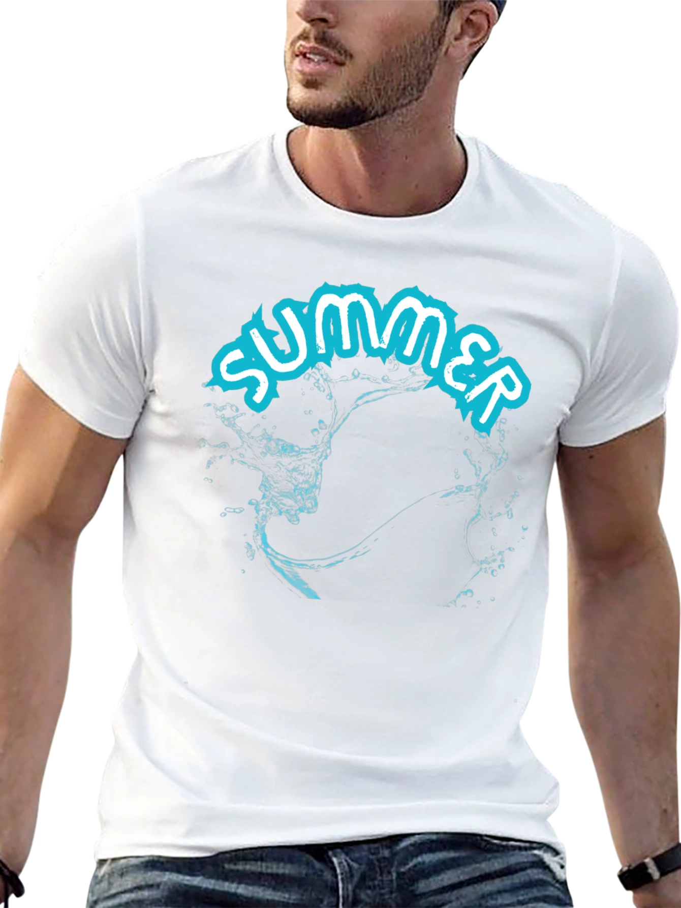 Summer Splash T-Shirt - Cool Water Graphic Tee