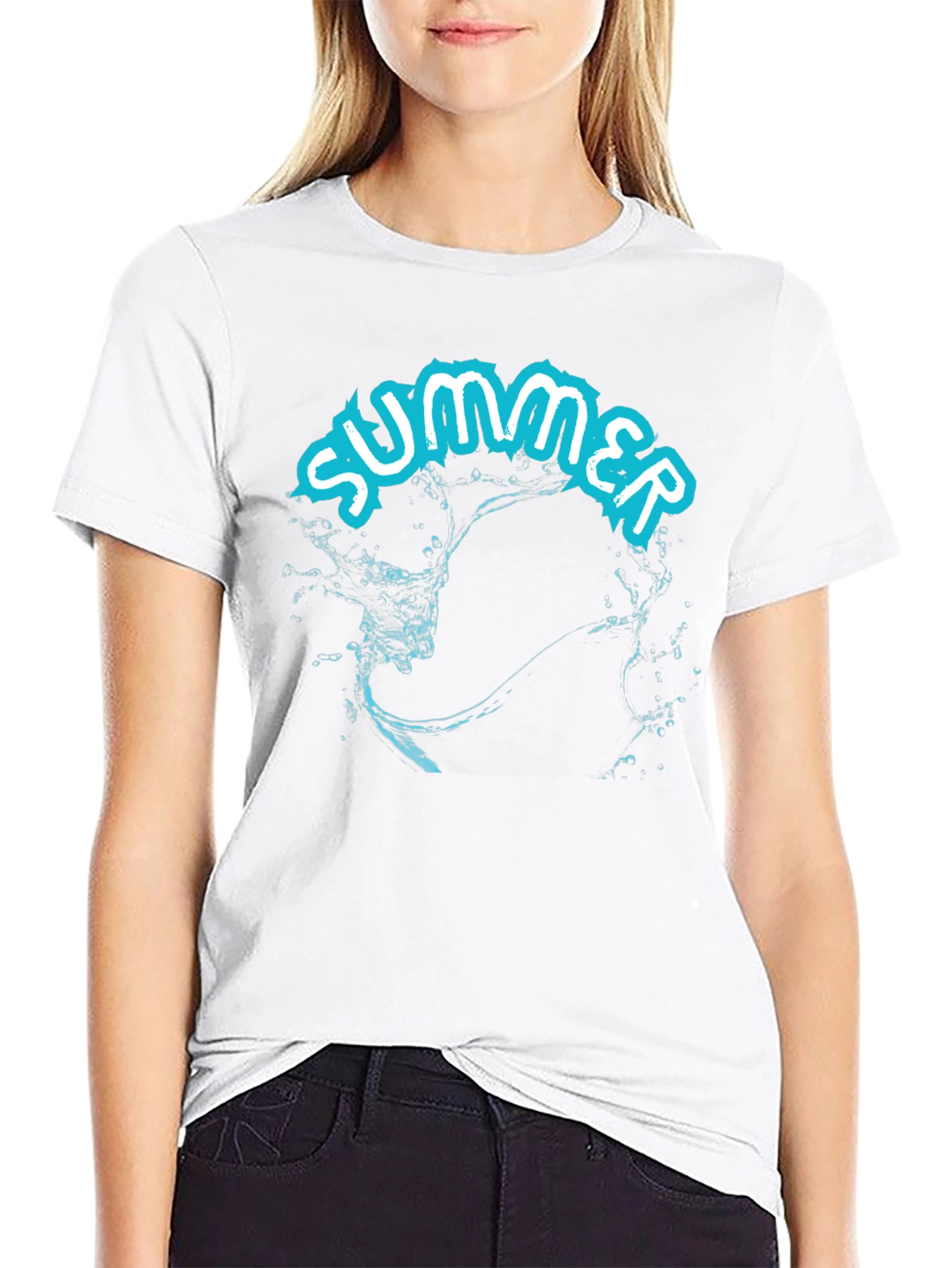 Summer Splash T-Shirt - Cool Water Graphic Tee