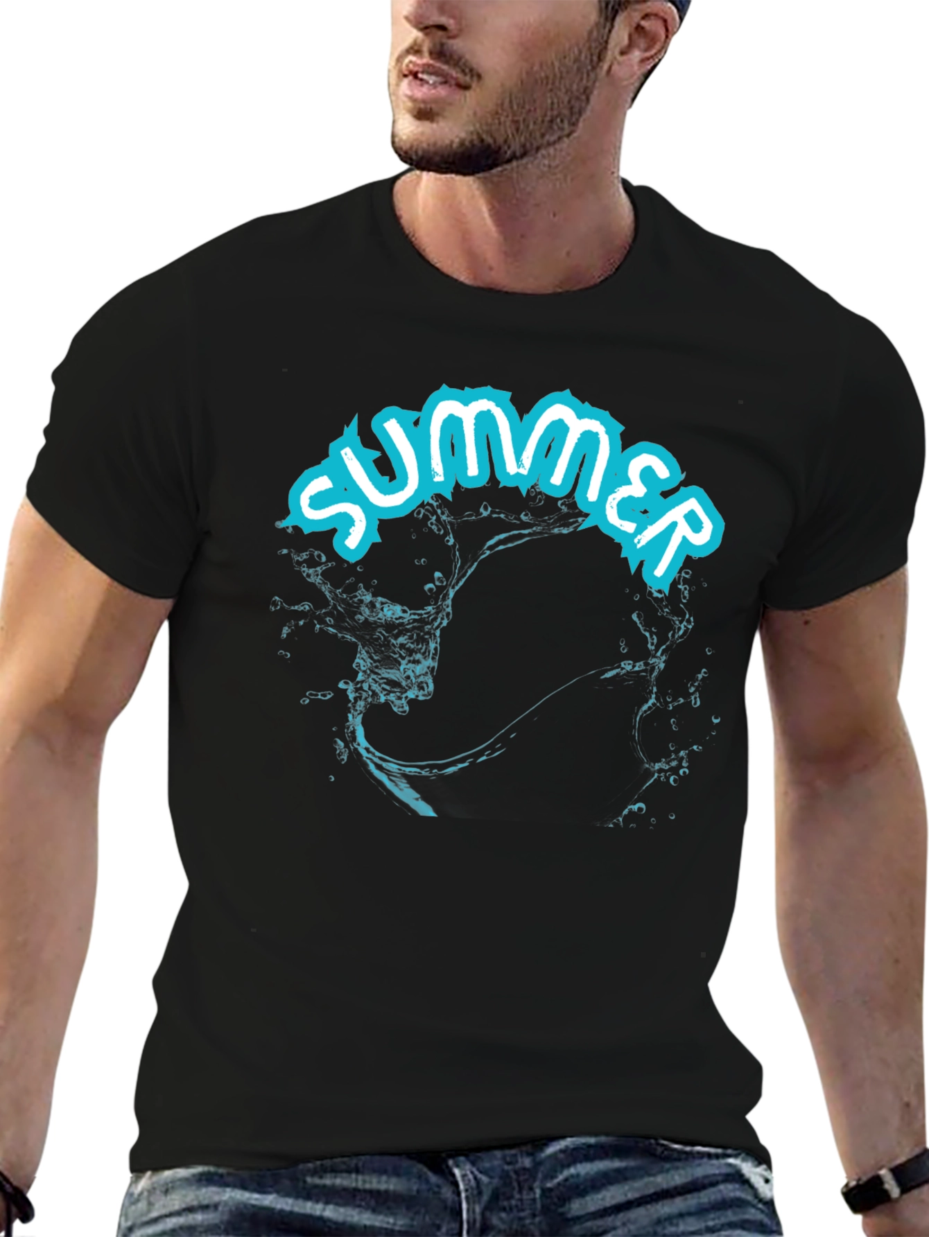 Summer Splash T-Shirt - Cool Water Graphic Tee