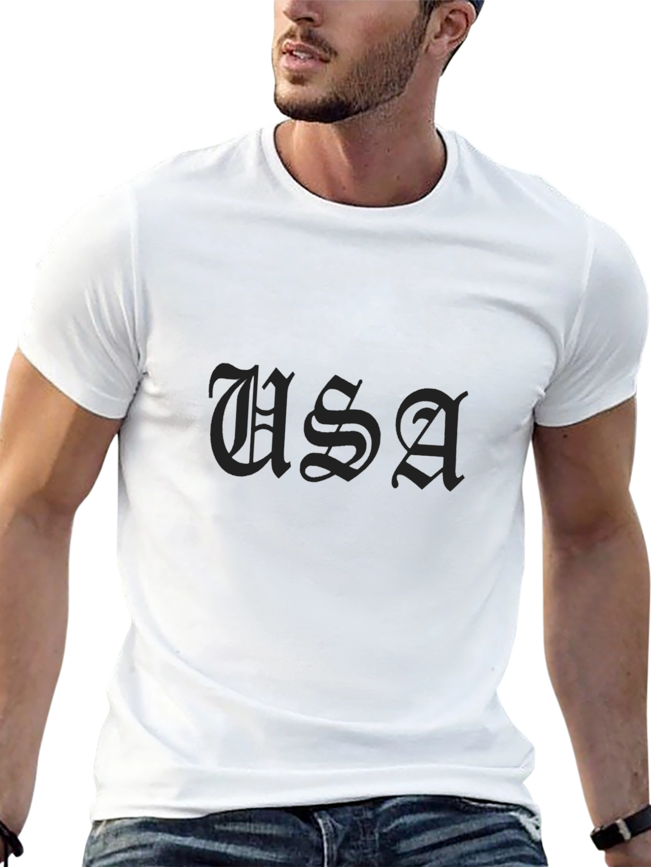 USA Graphic Print Tee - Casual Comfort