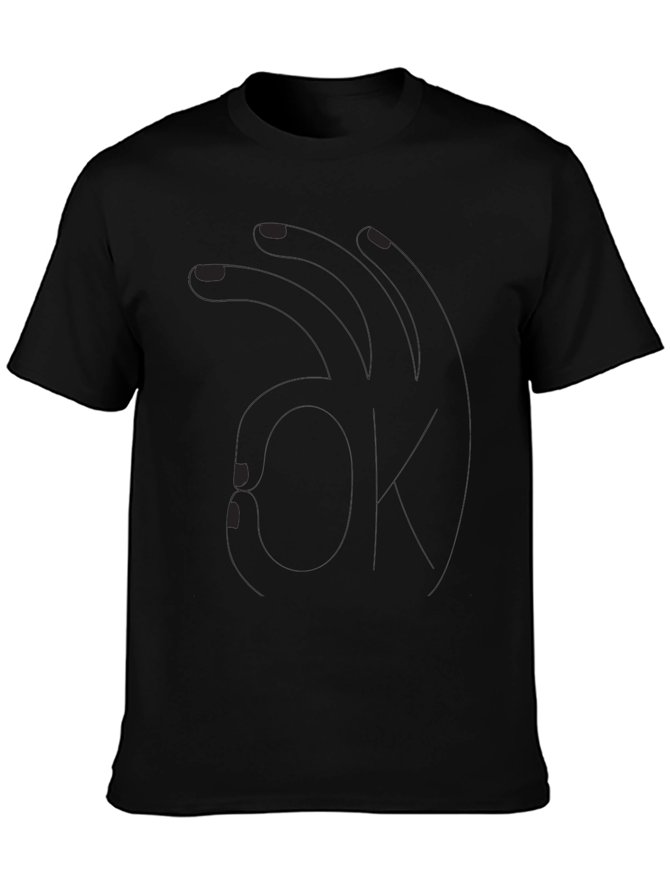 Plain Black T-Shirt - Everyday Comfort