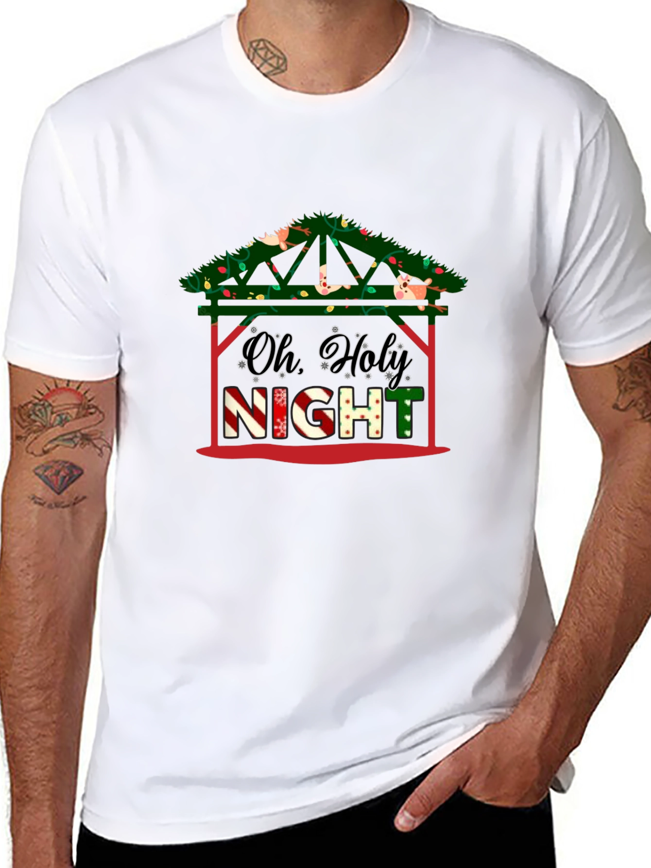 Oh Holy Night Christmas T-Shirt