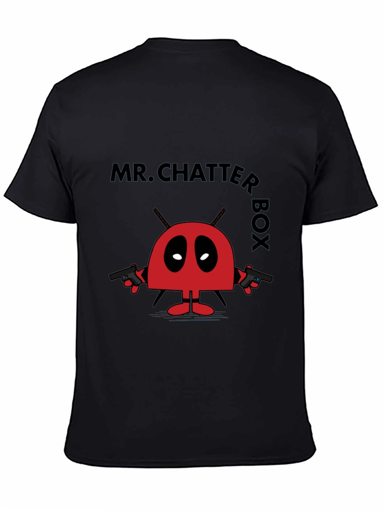Mr. Chatter Box Graphic Tee - Funny Cartoon Shirt