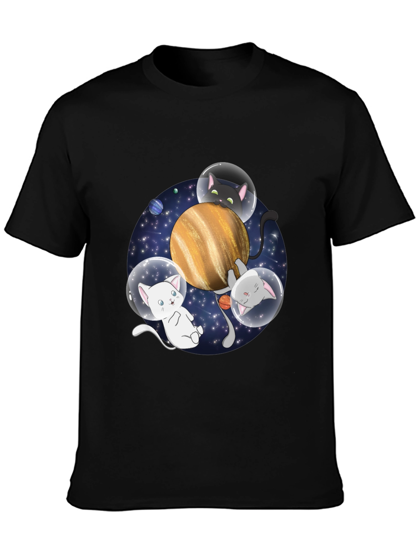 Cosmic Cats T-Shirt - Space Adventure