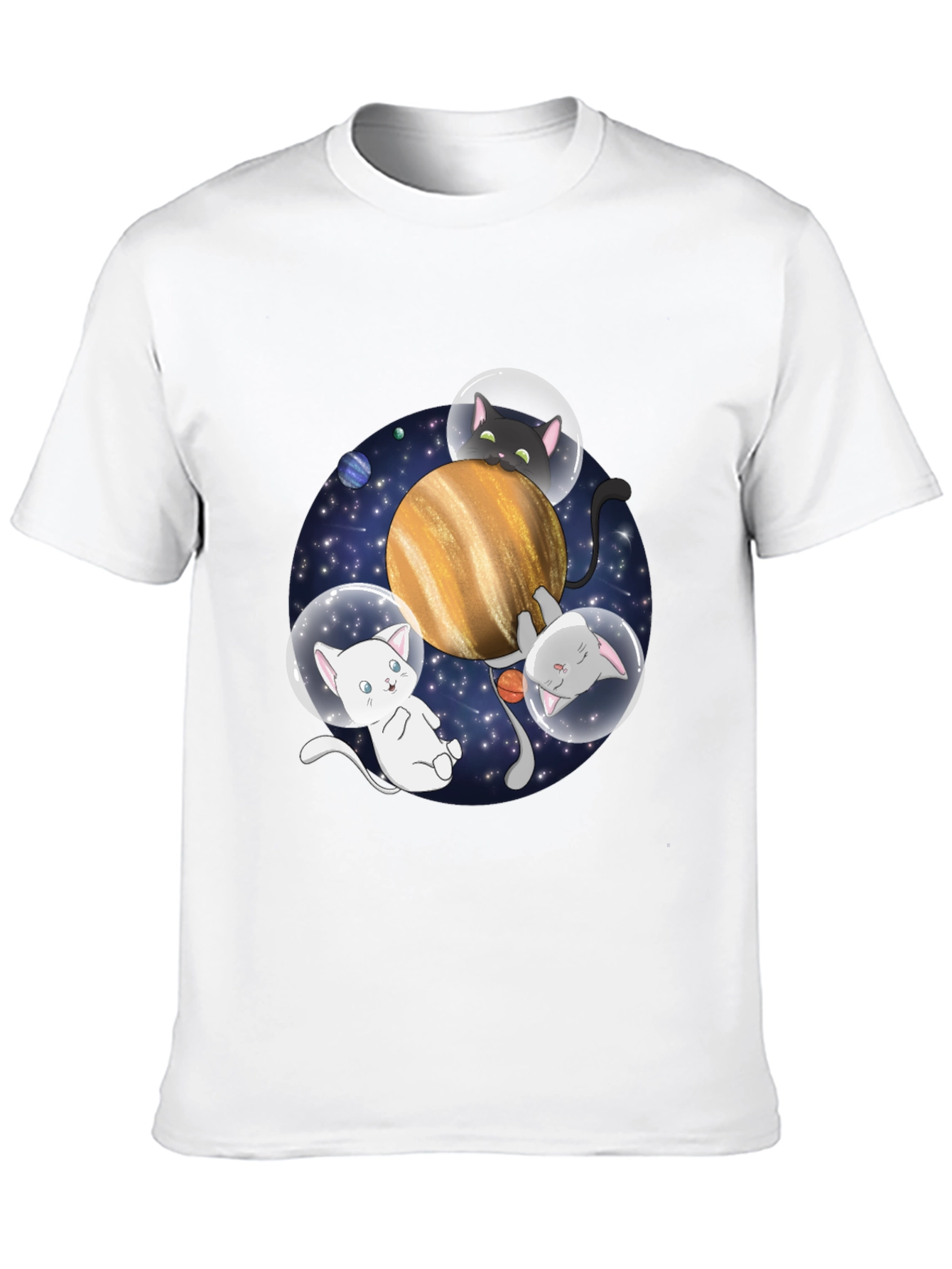 Cosmic Cats T-Shirt - Space Adventure