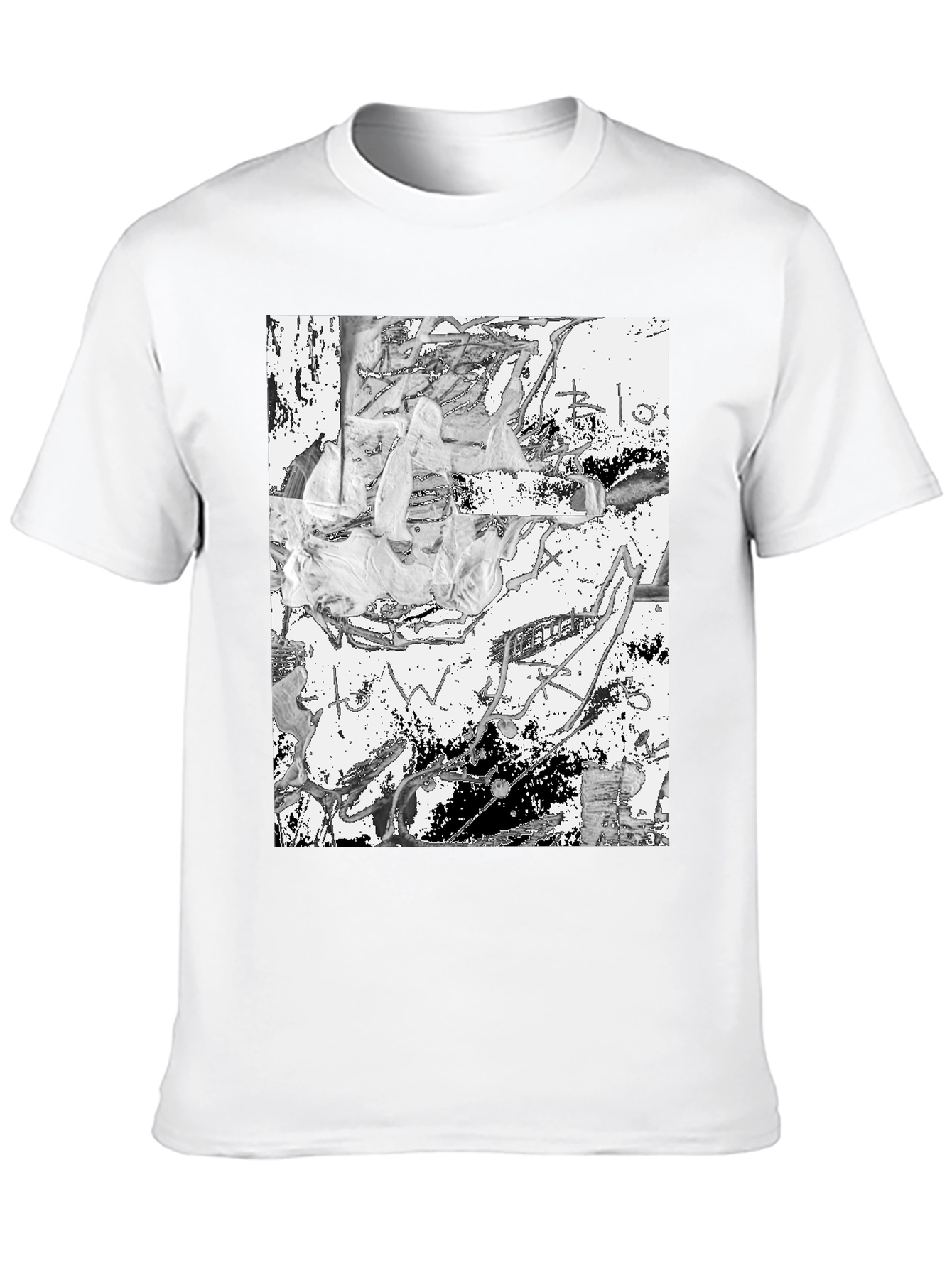 Abstract Art Black Tee