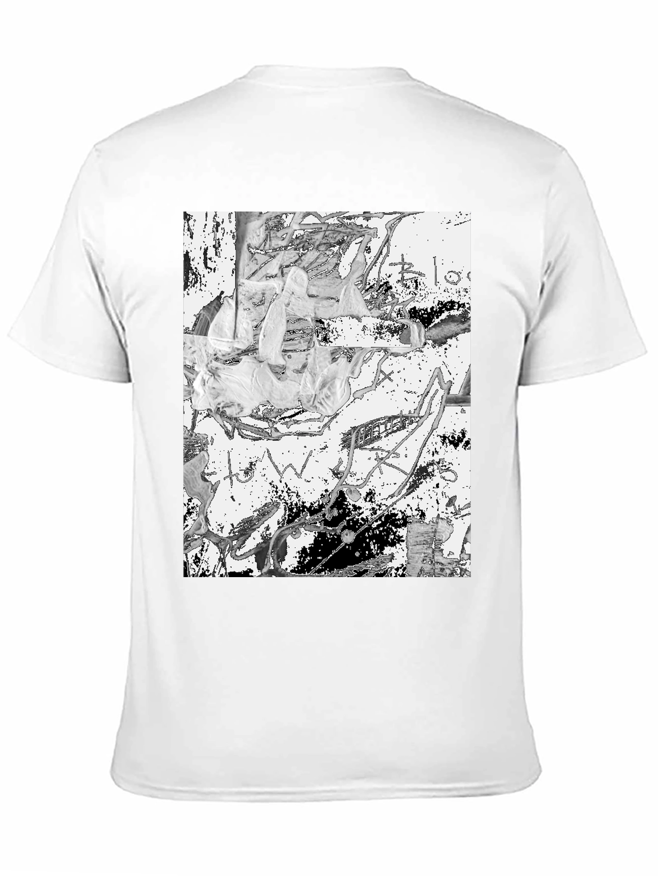 Abstract Art Black Tee