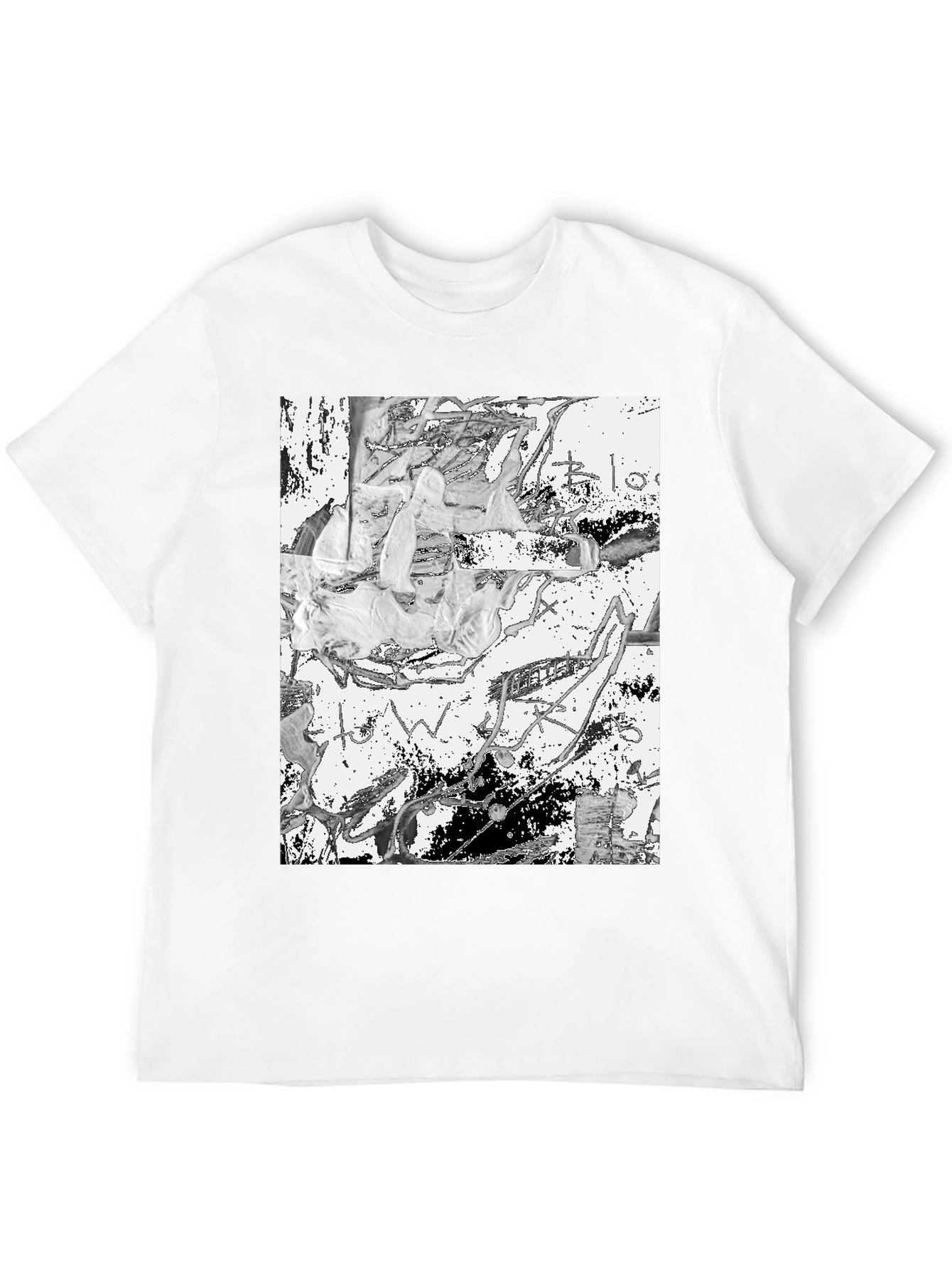 Abstract Art Black Tee