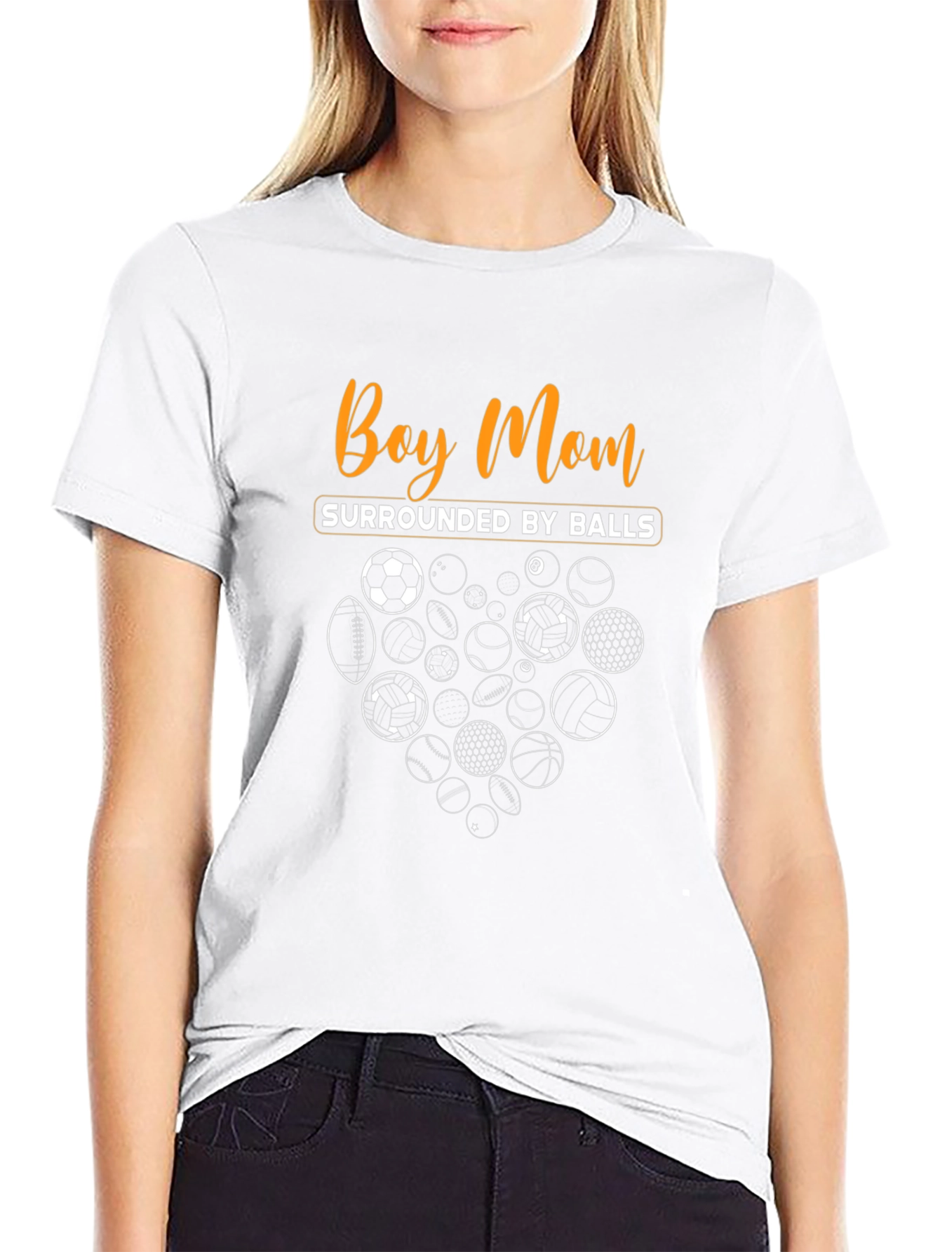 Boy Mom Surrounded by Balls T-Shirt