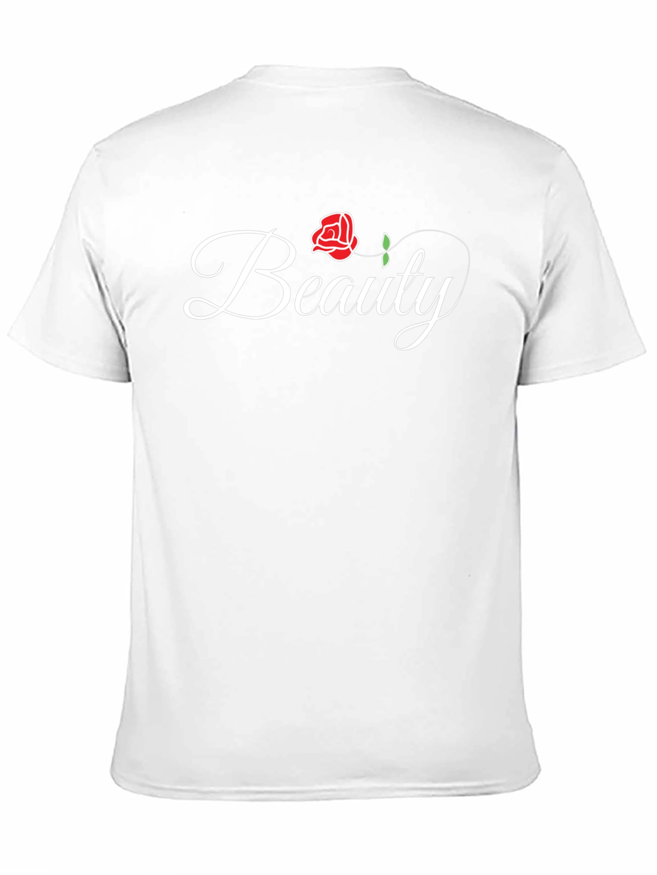 Beauty Rose Graphic Tee - Elegant Floral Shirt