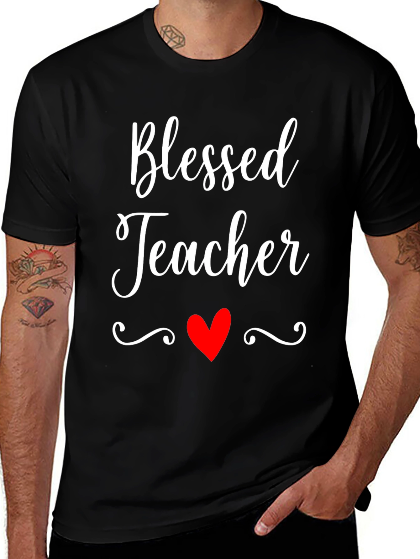 Blessed Teacher Graphic T-Shirt - Unisex Short Sleeve