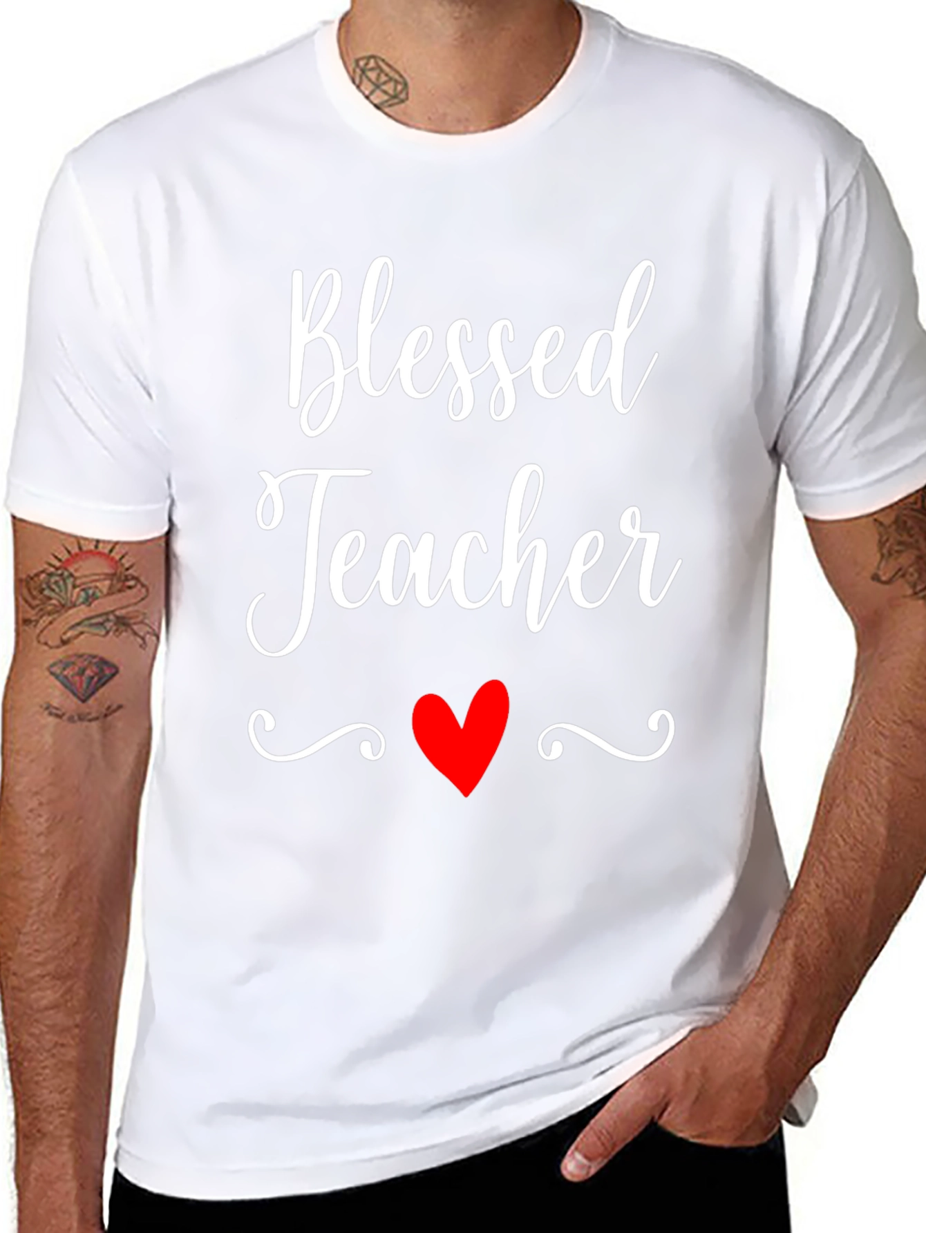 Blessed Teacher Graphic T-Shirt - Unisex Short Sleeve
