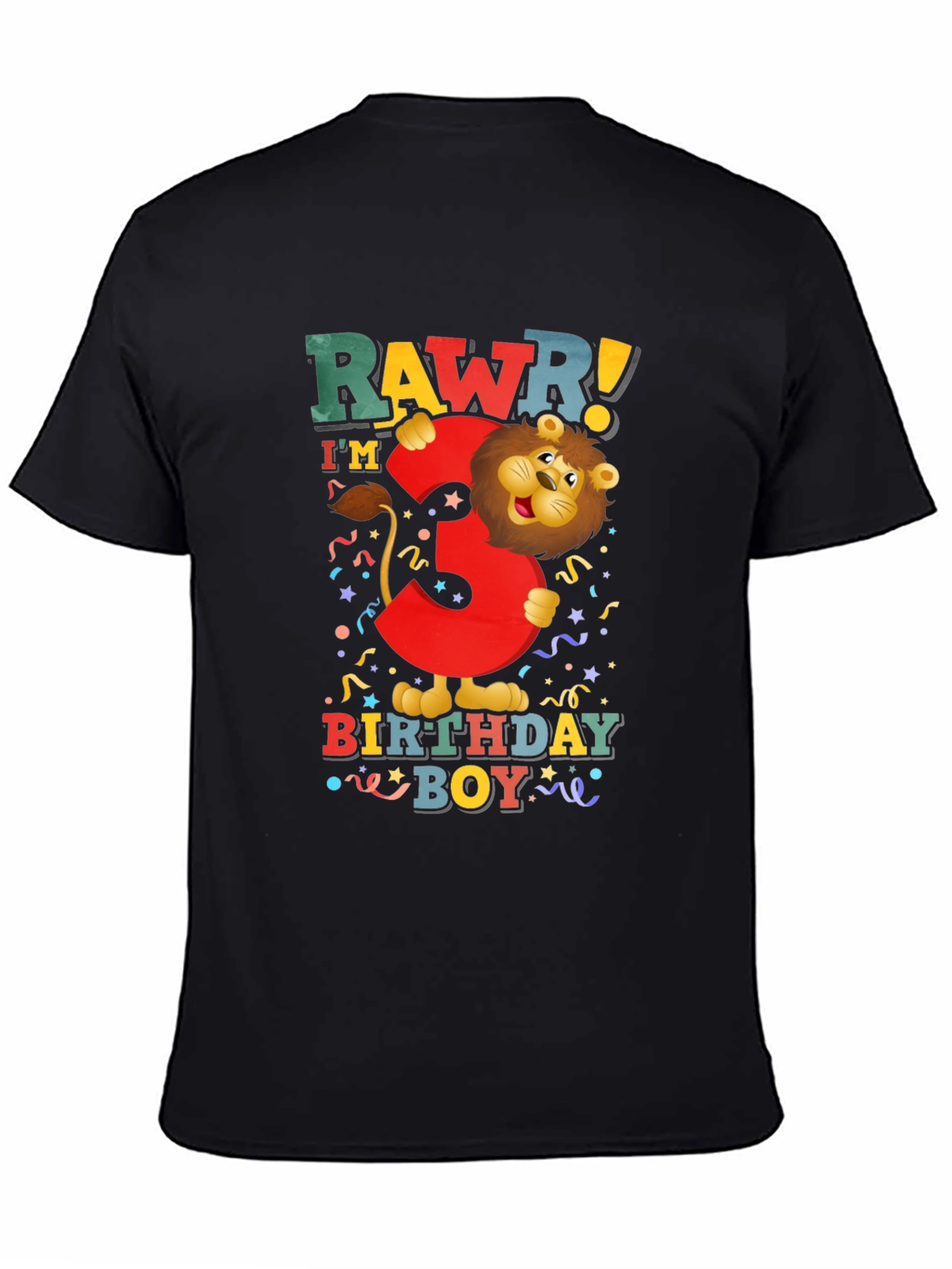 Rawr! Im 3 Birthday Boy T-Shirt
