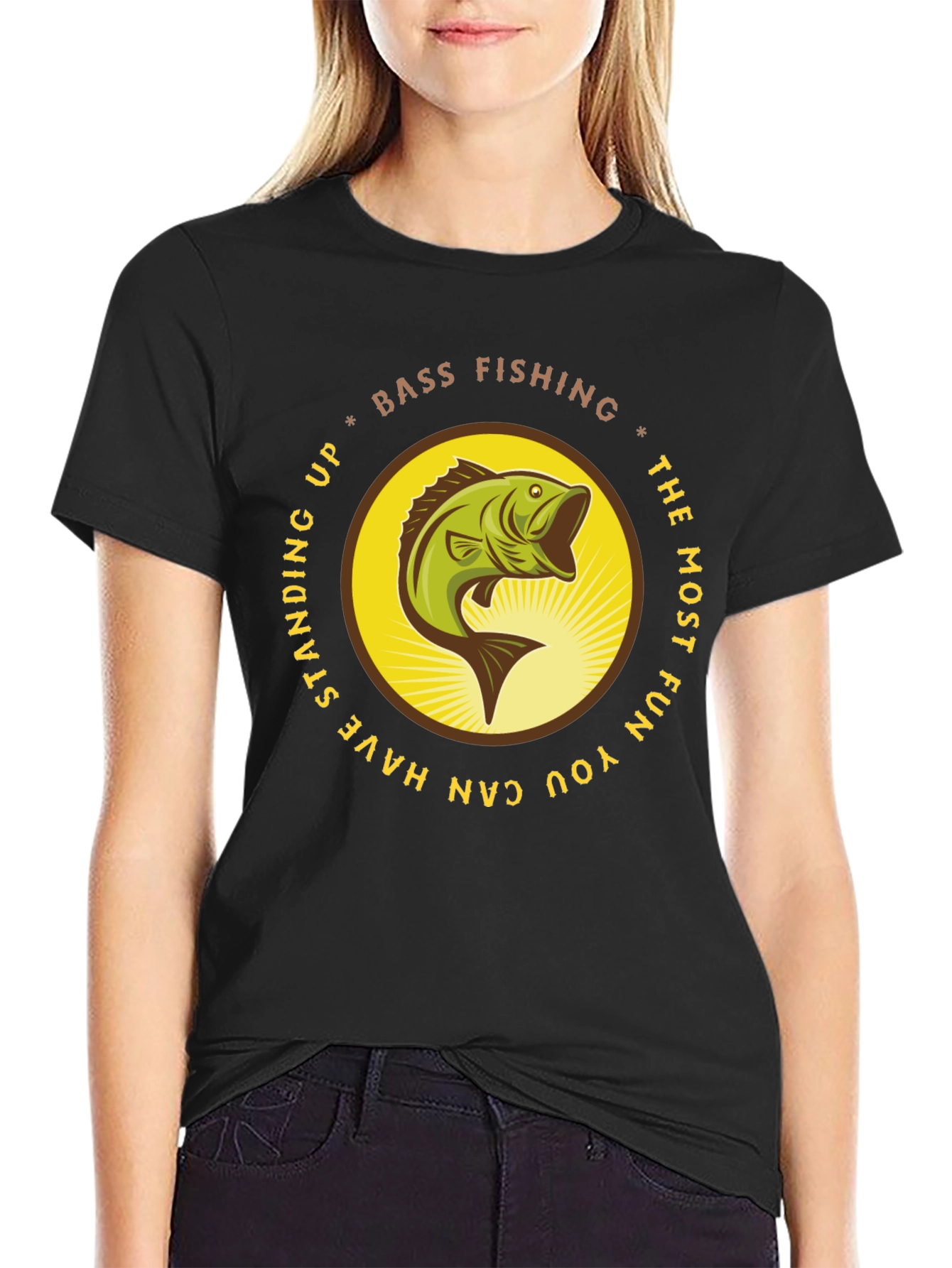 Bass Fishing T-Shirt - Fun Fishing Apparel