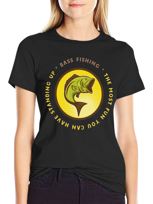 Bass Fishing T-Shirt - Fun Fishing Apparel