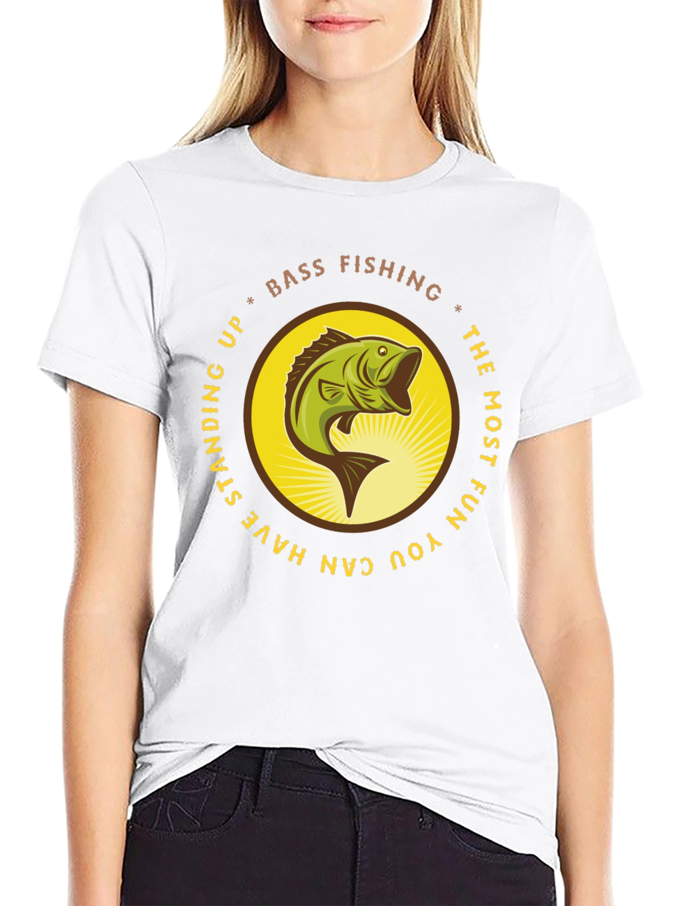 Bass Fishing T-Shirt - Fun Fishing Apparel
