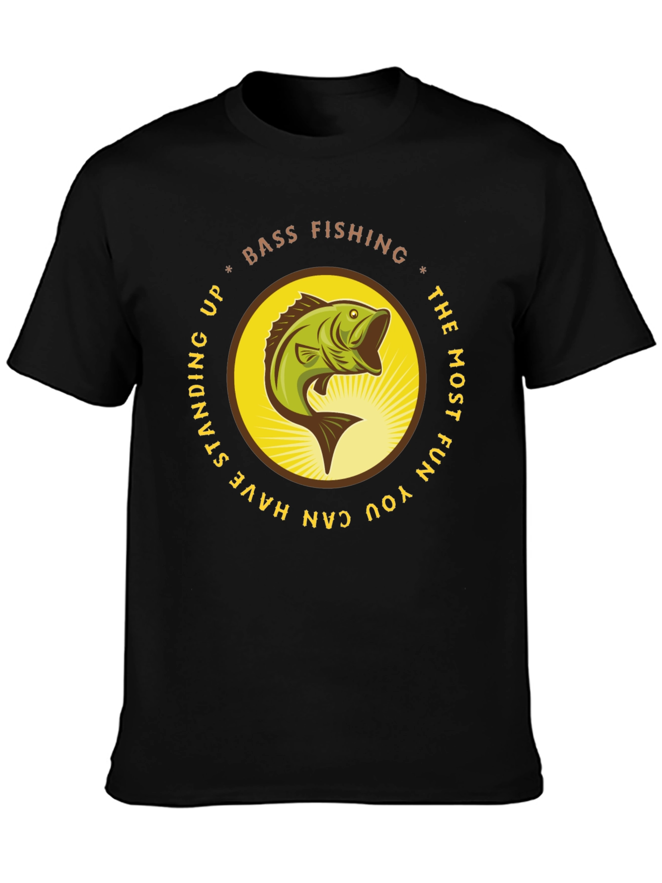 Bass Fishing T-Shirt - Fun Fishing Apparel