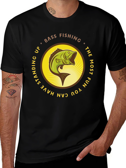 Bass Fishing T-Shirt - Fun Fishing Apparel