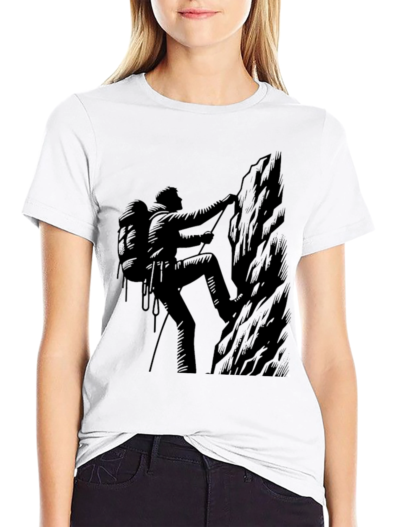 Climber Graphic T-Shirt - Black