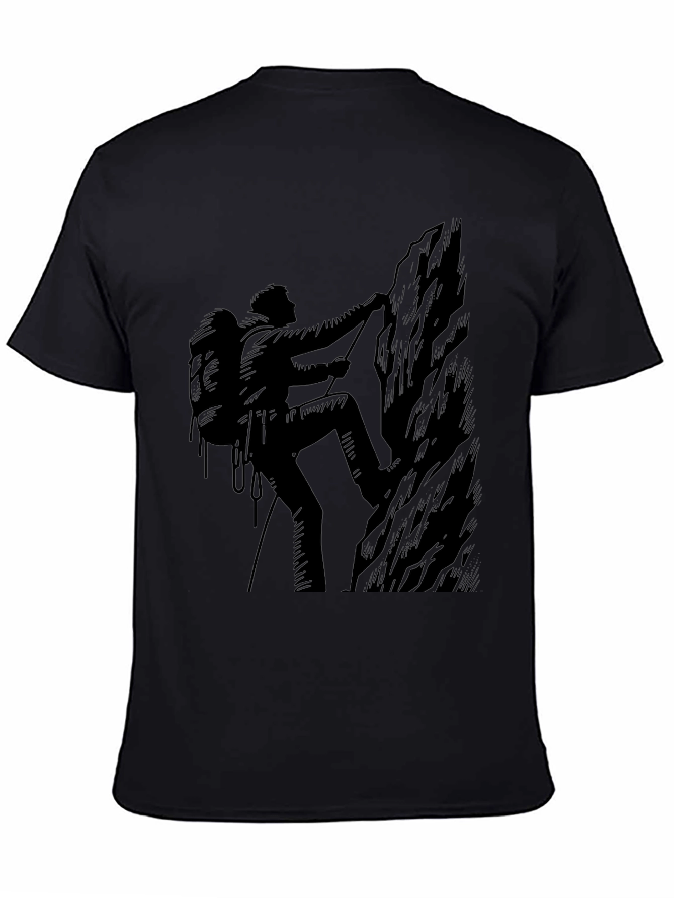 Climber Graphic T-Shirt - Black