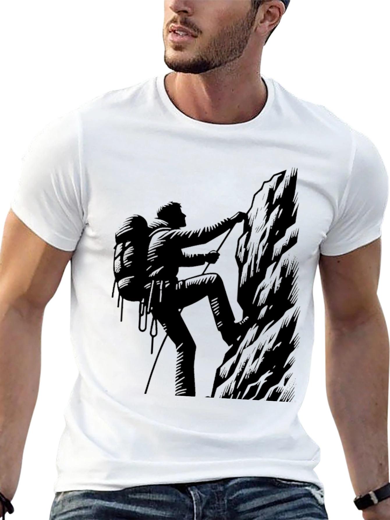 Climber Graphic T-Shirt - Black