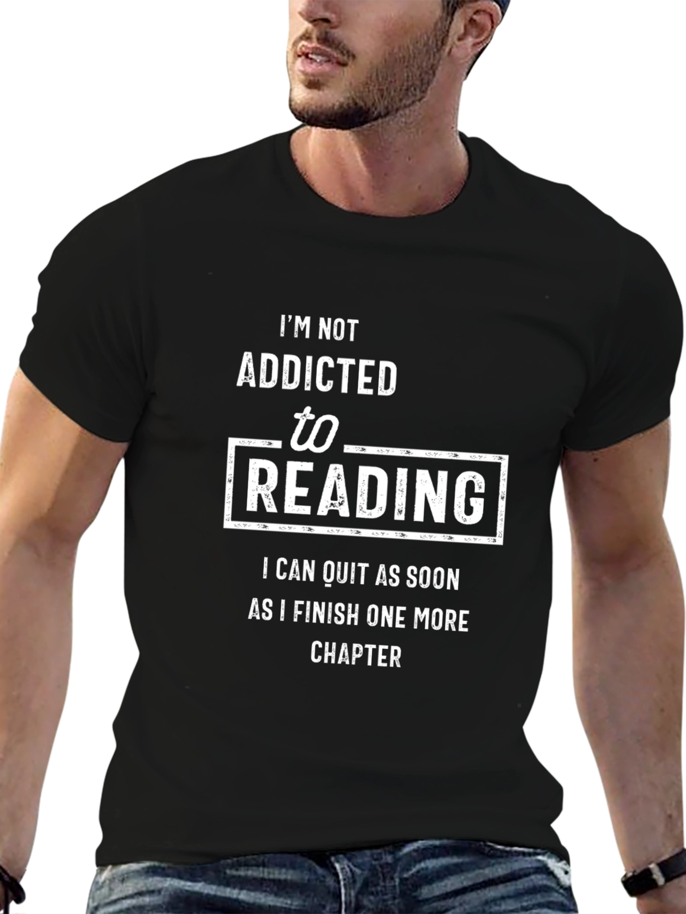 Funny Reading Addict T-Shirt - One More Chapter
