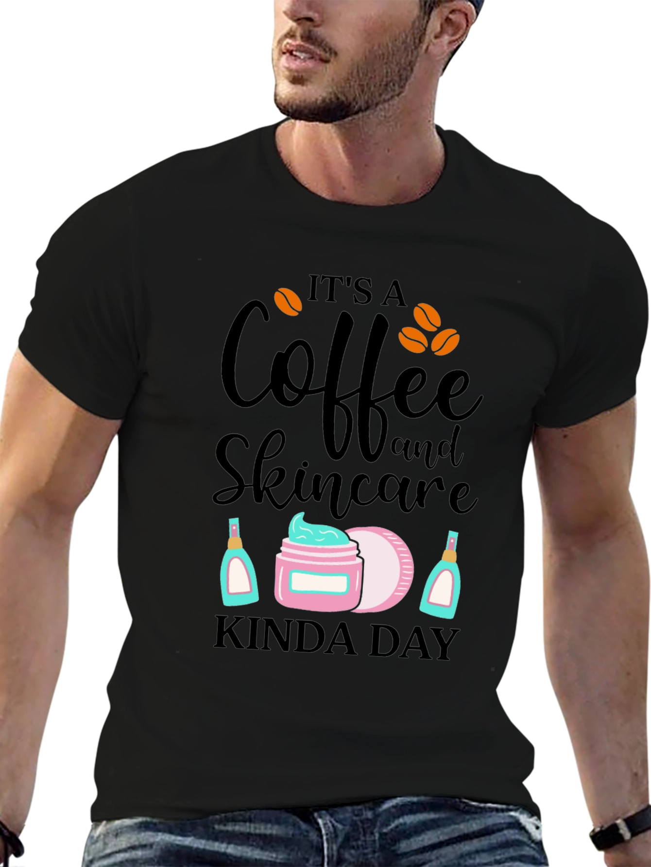 Coffee & Skincare T-Shirt - Kinda Day