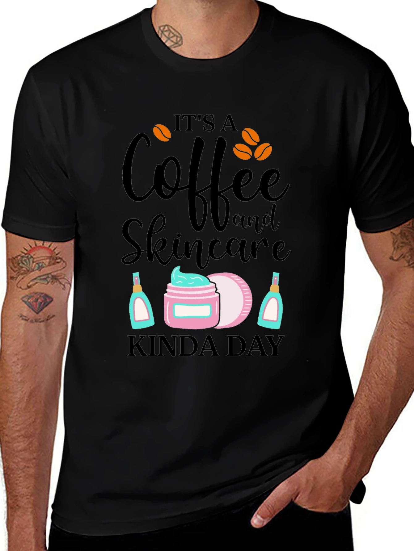 Coffee & Skincare T-Shirt - Kinda Day