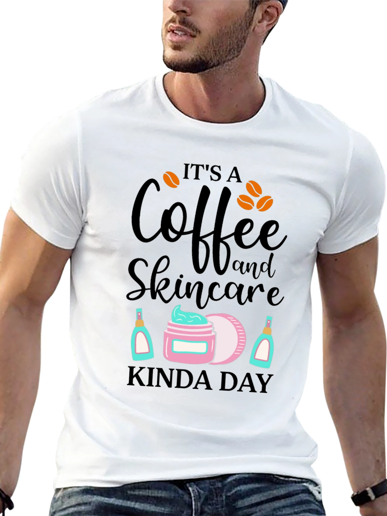 Coffee & Skincare T-Shirt - Kinda Day