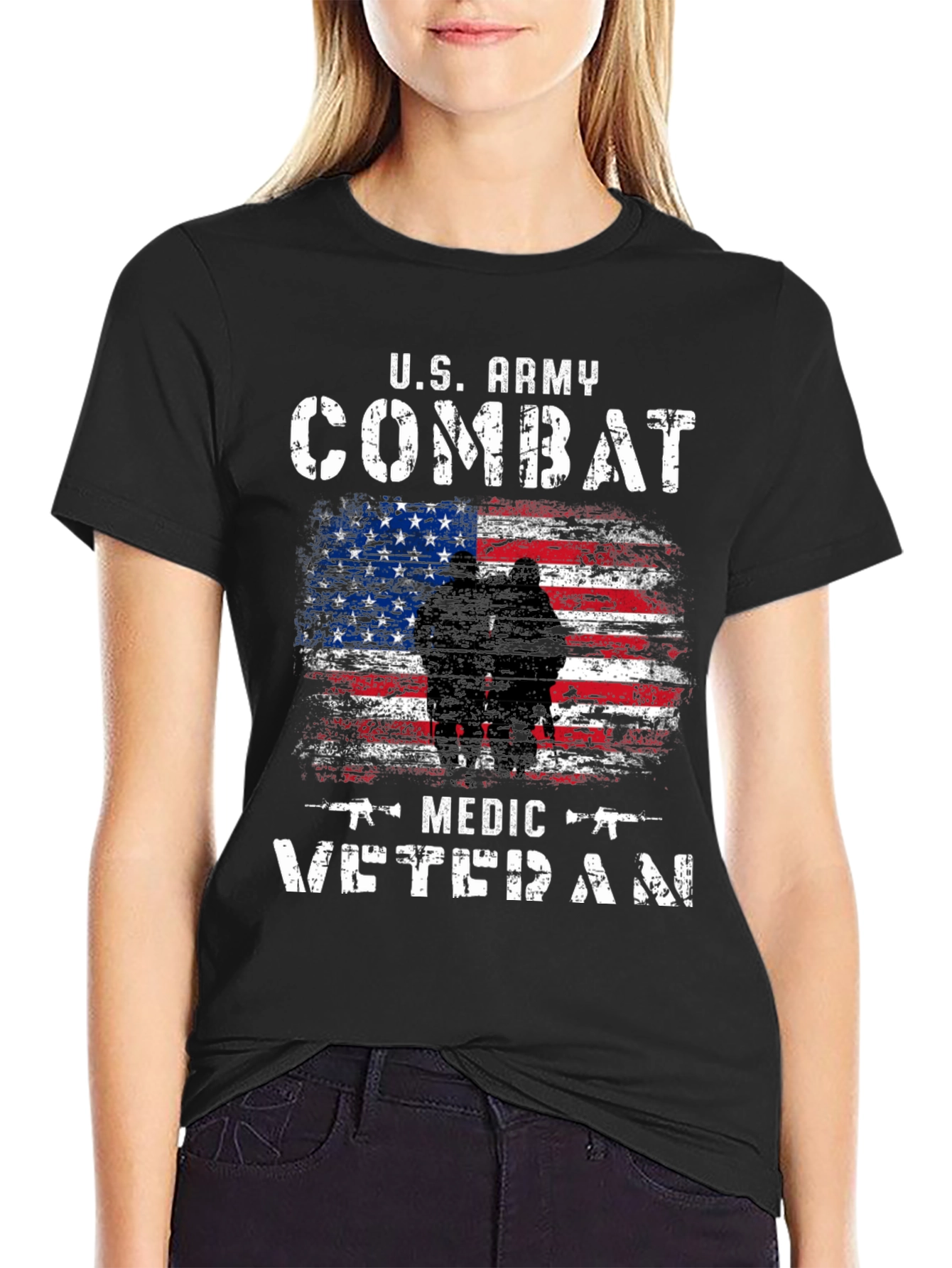 U.S. Army Combat Medic Veteran T-Shirt