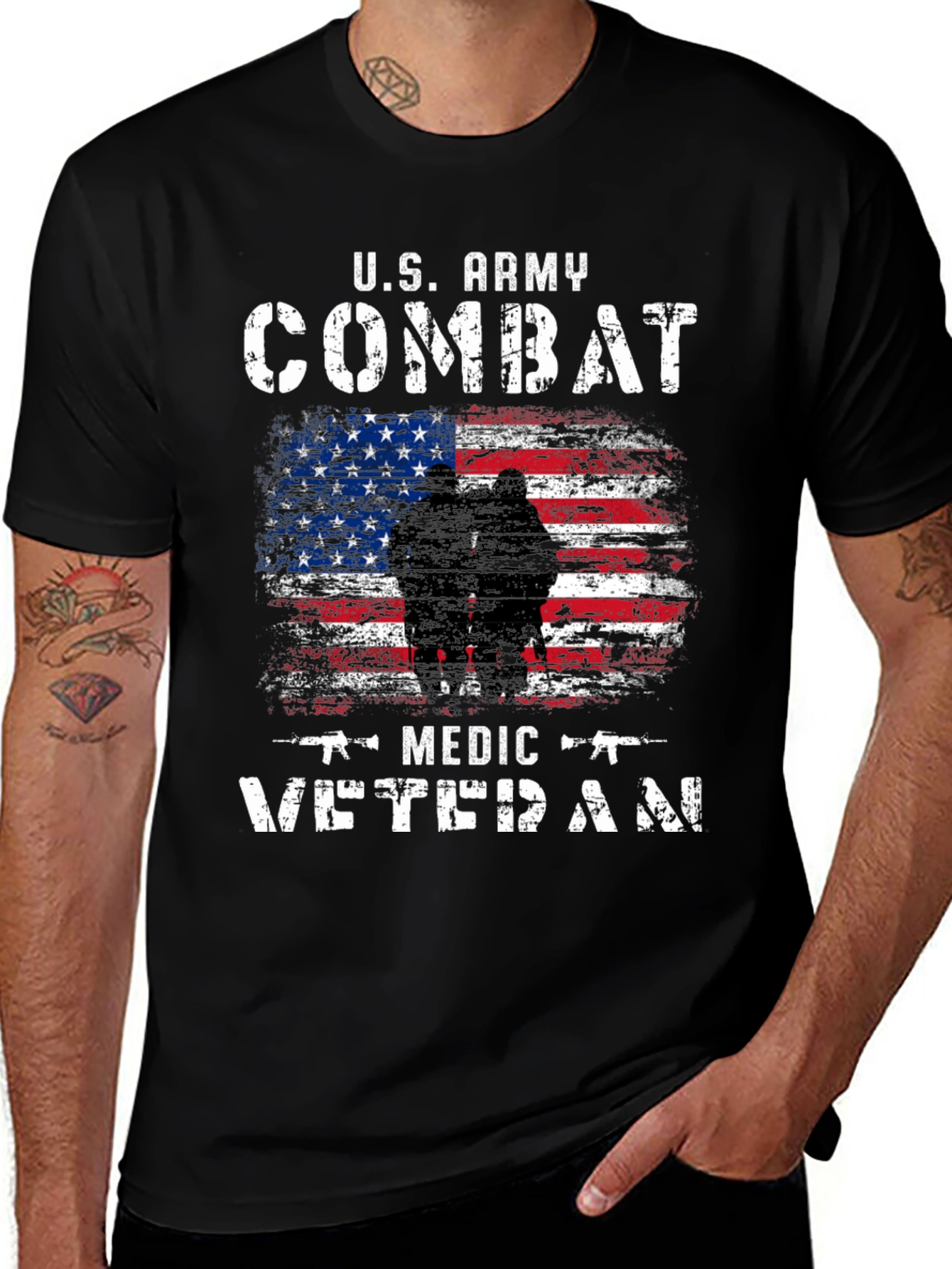 U.S. Army Combat Medic Veteran T-Shirt