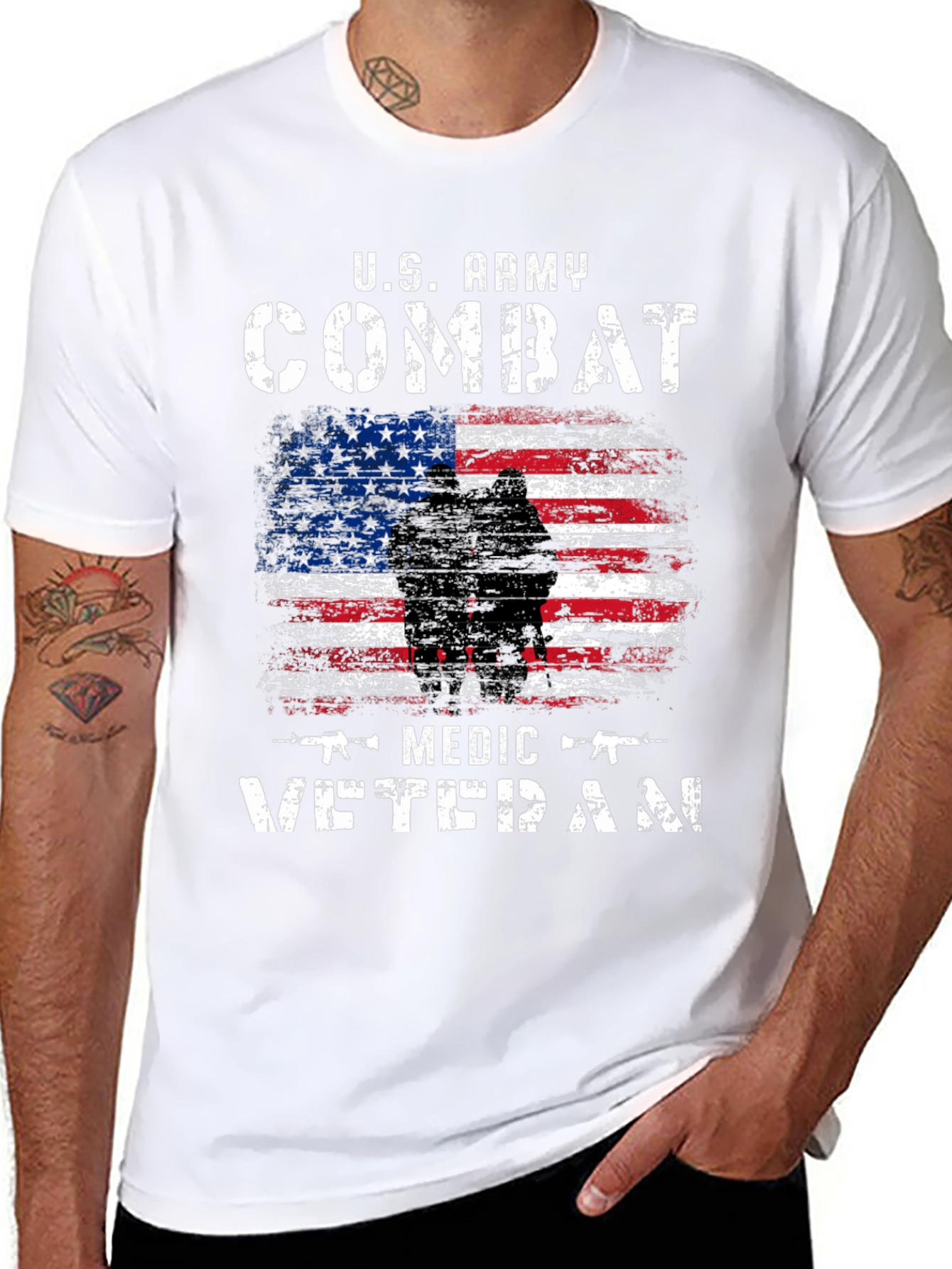 U.S. Army Combat Medic Veteran T-Shirt