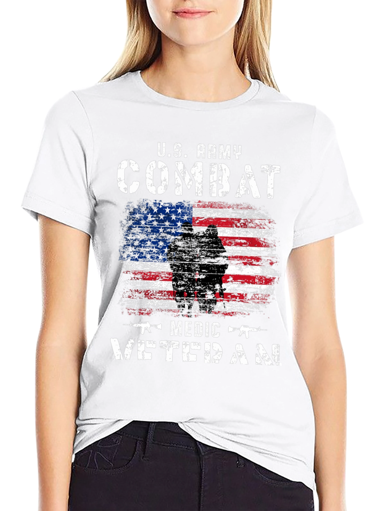 U.S. Army Combat Medic Veteran T-Shirt