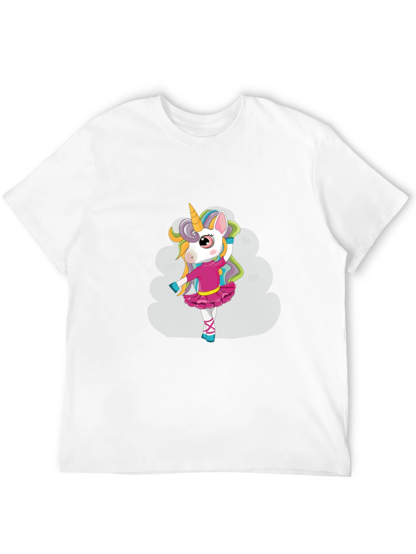 Unicorn Ballerina Black T-Shirt