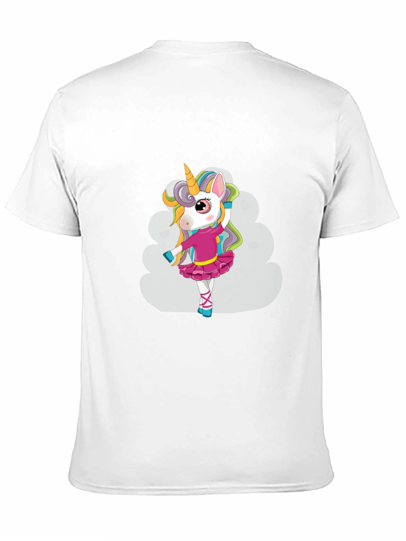 Unicorn Ballerina Black T-Shirt