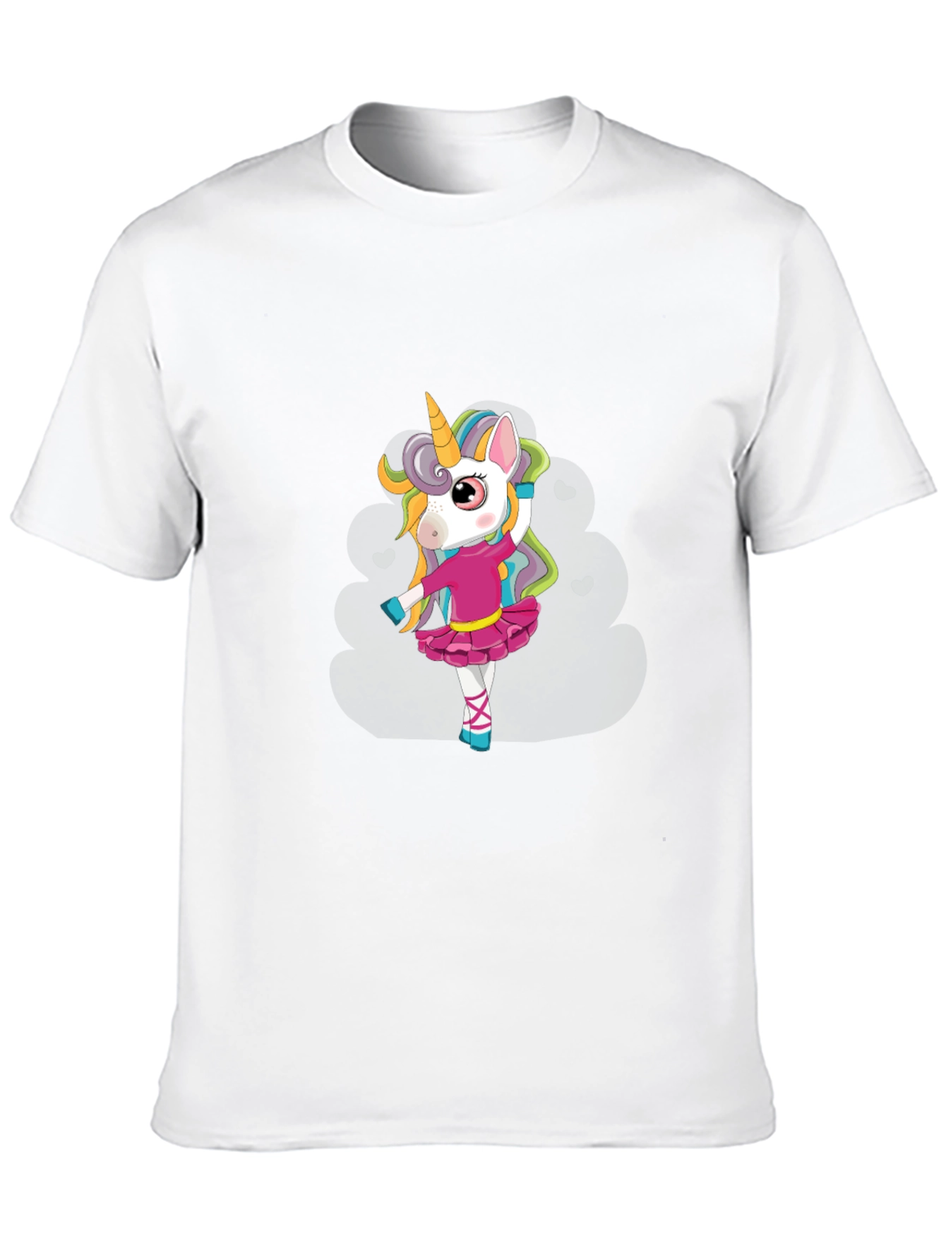 Unicorn Ballerina Black T-Shirt