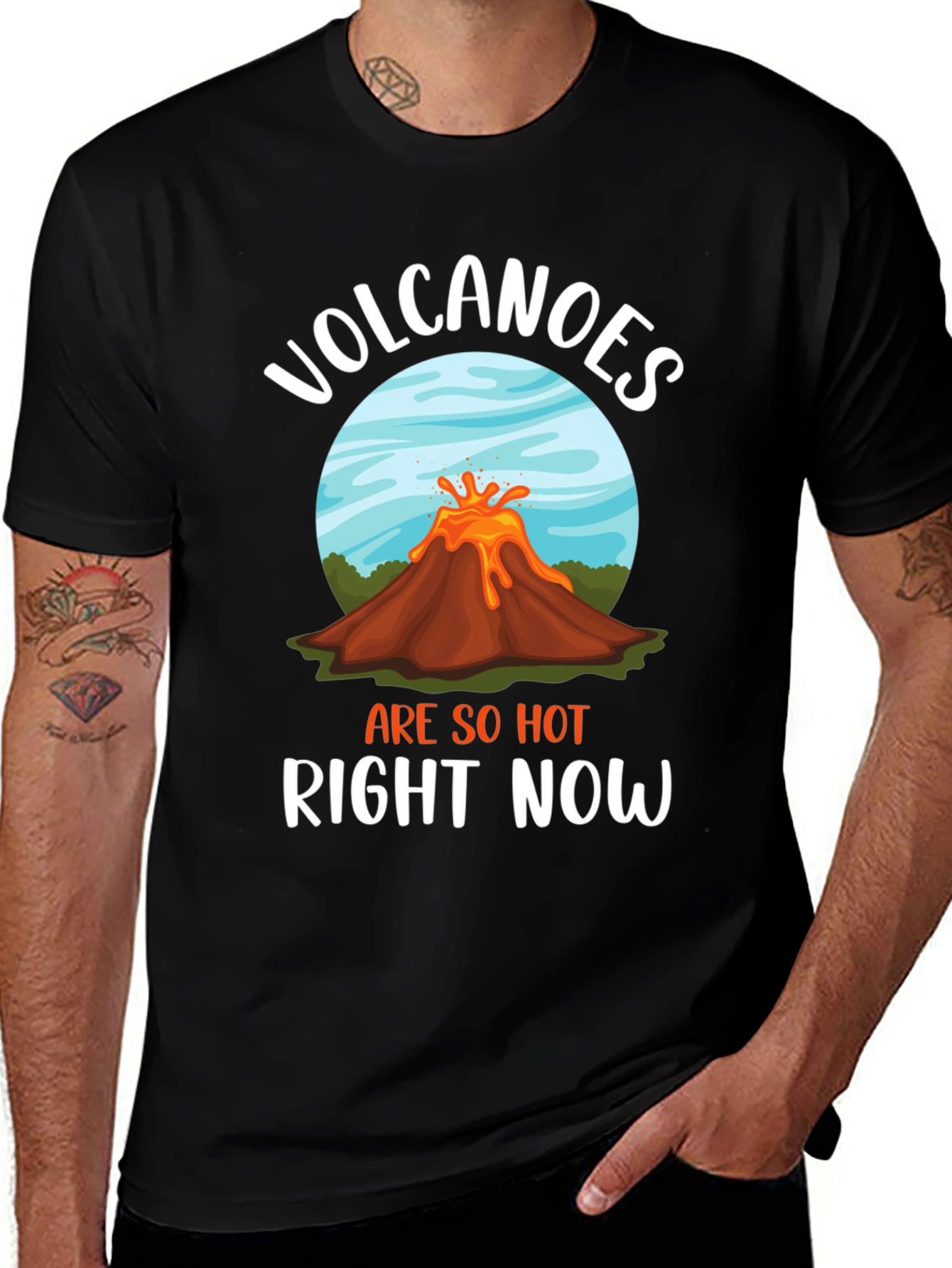 Volcanoes Are So Hot Right Now Graphic Tee