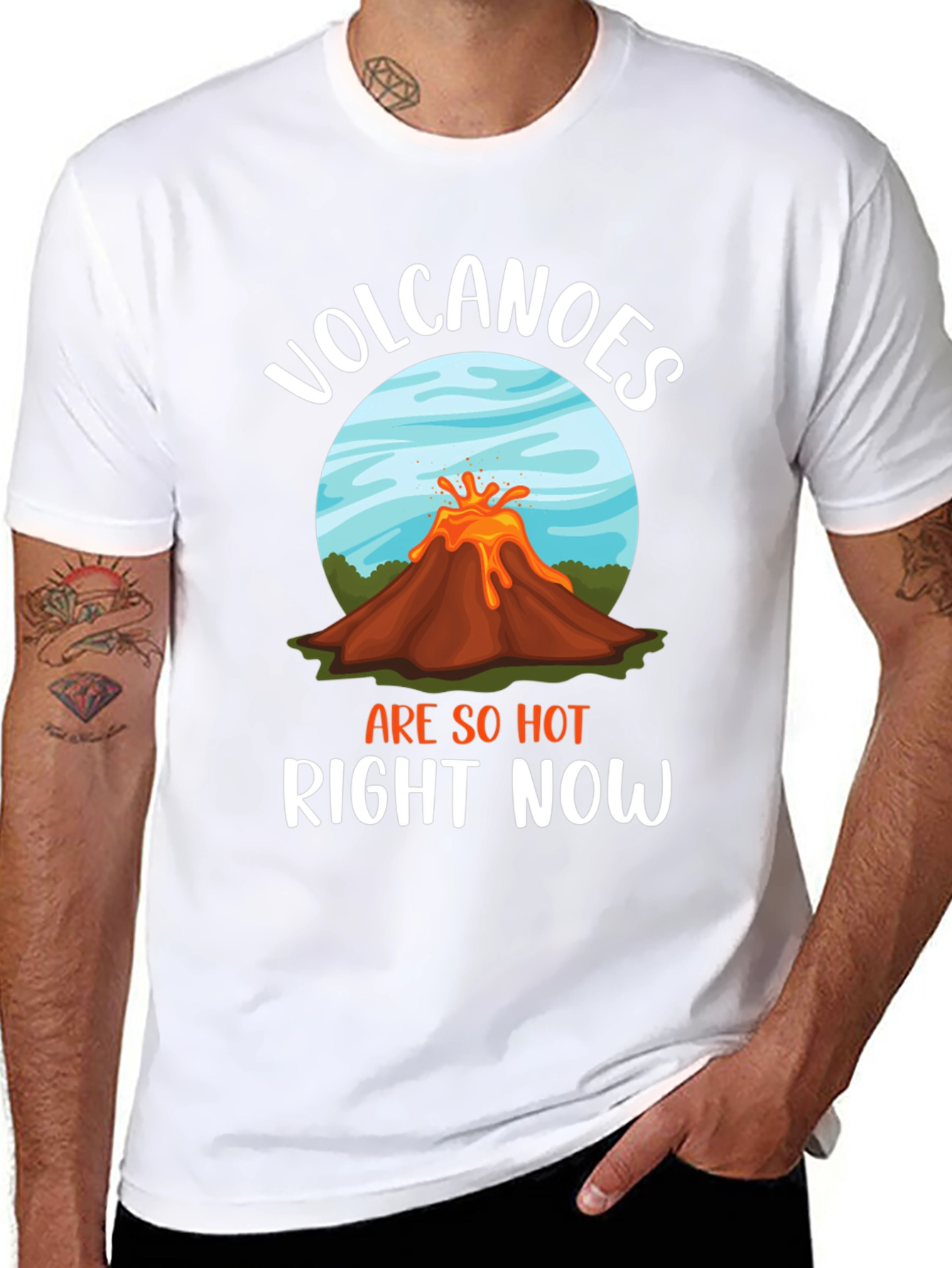 Volcanoes Are So Hot Right Now Graphic Tee