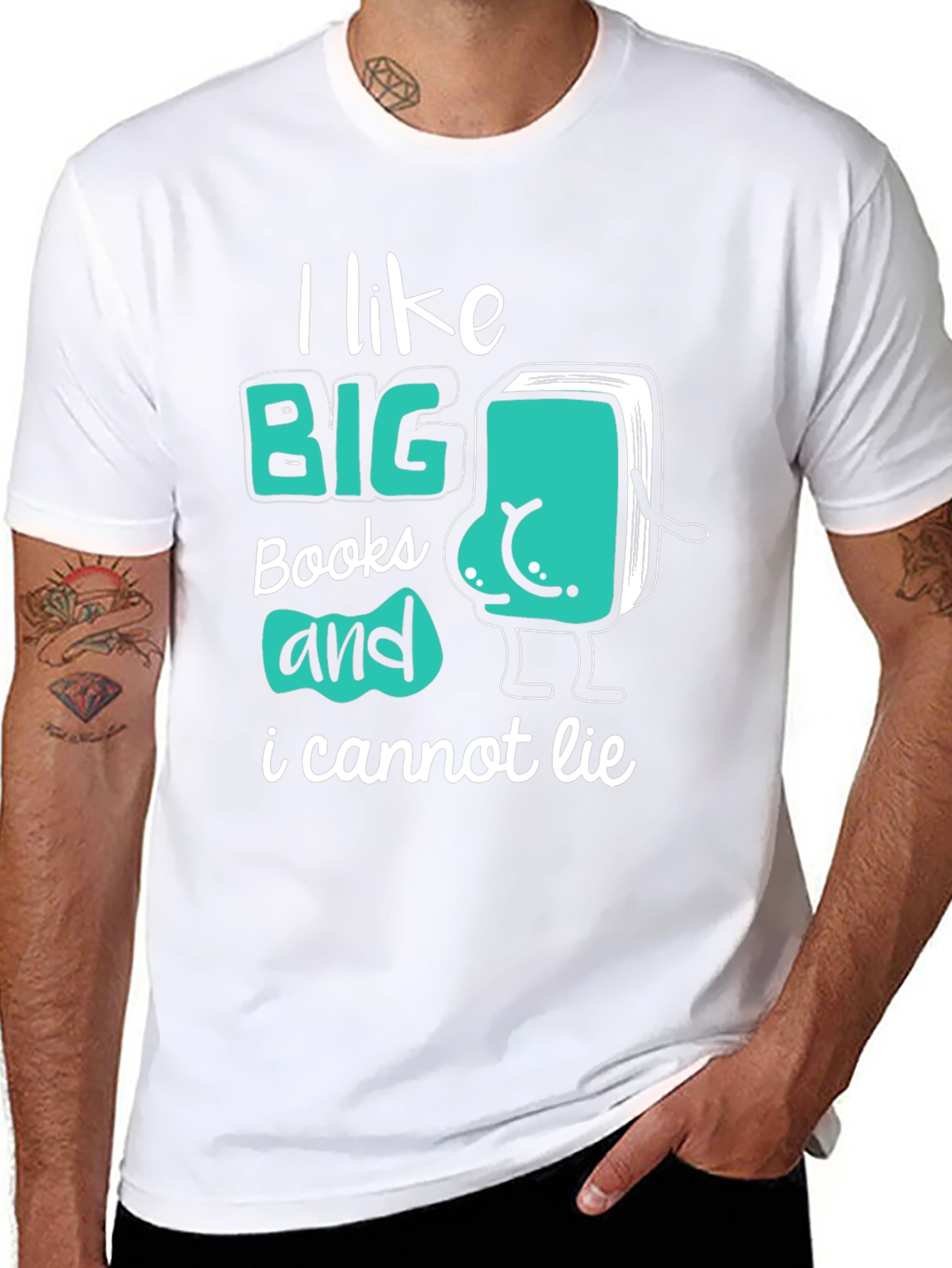 I Like Big Books Funny Graphic Tee